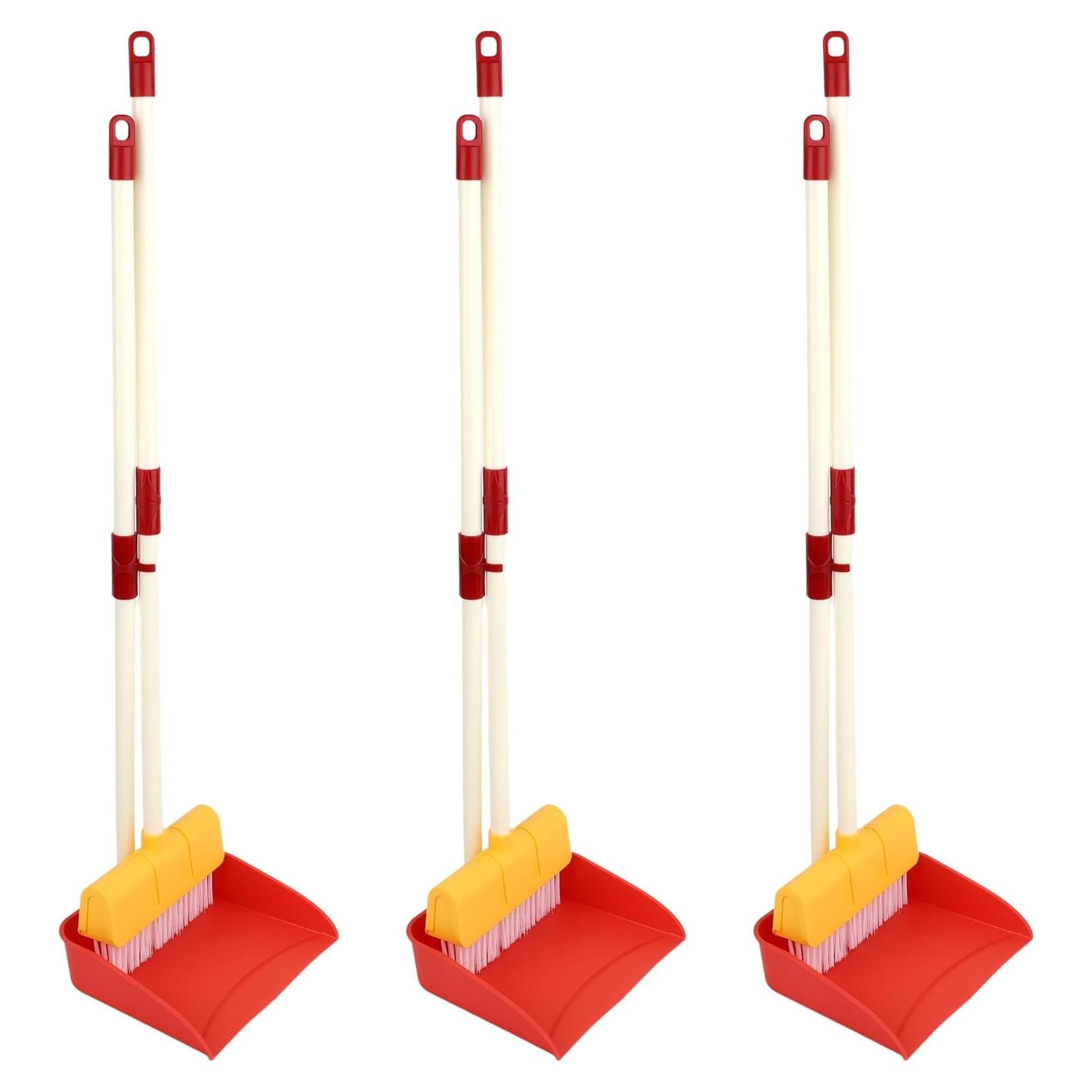 Juego de limpieza para niños Plukeen 6 piezas escobas y recogedores