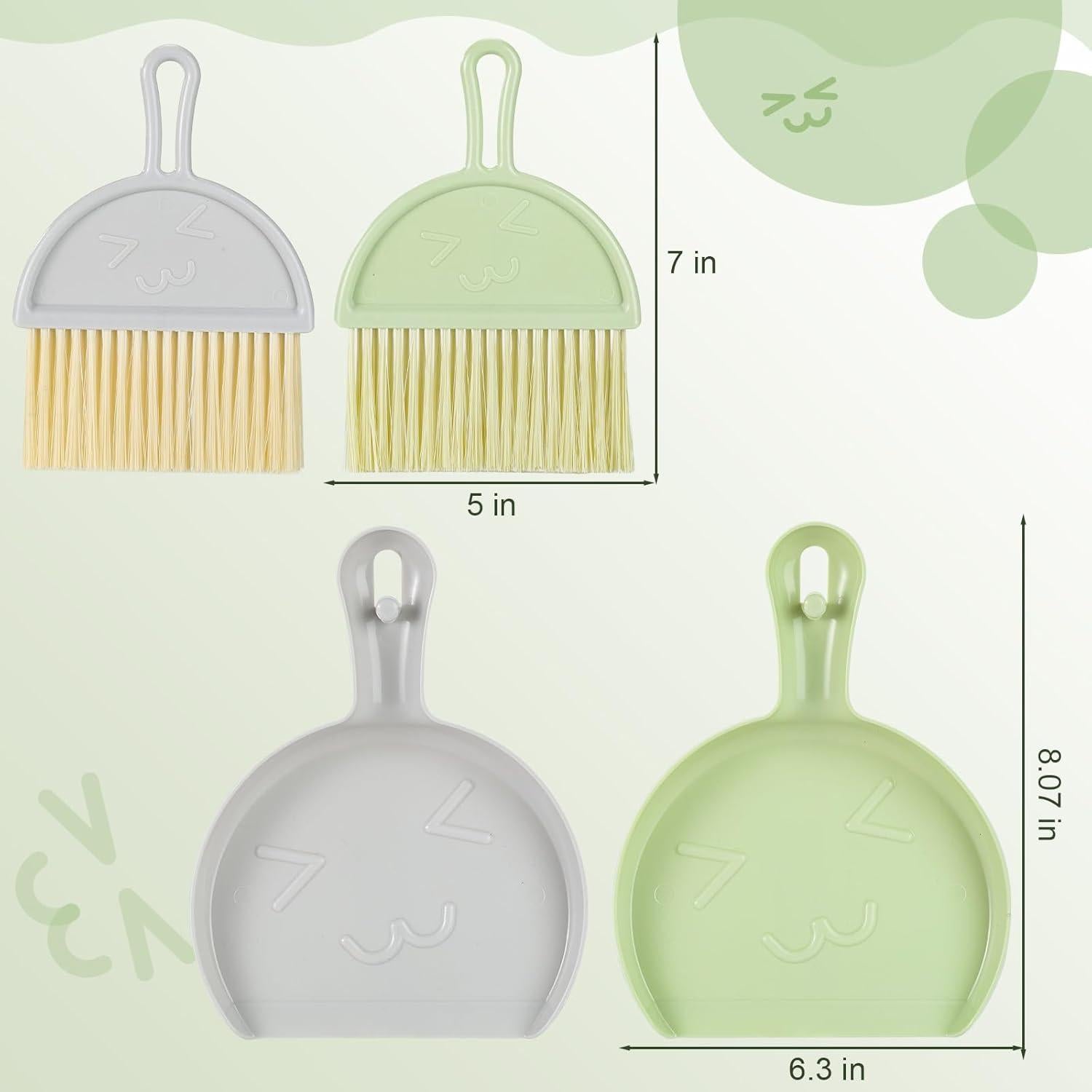 Juego de Escoba y Recogedor Mini SUTINE, Compacto y Duradero