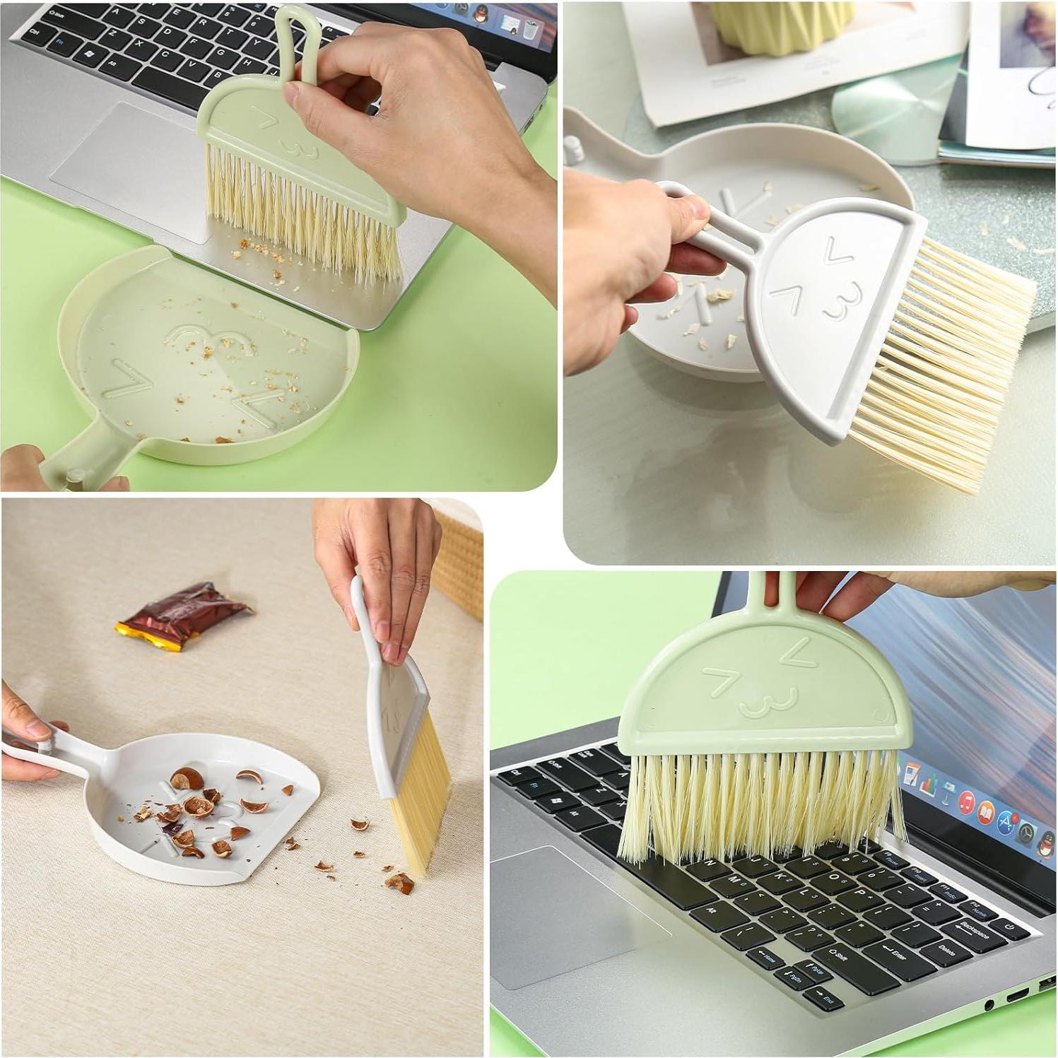 Juego de Escoba y Recogedor Mini SUTINE, Compacto y Duradero