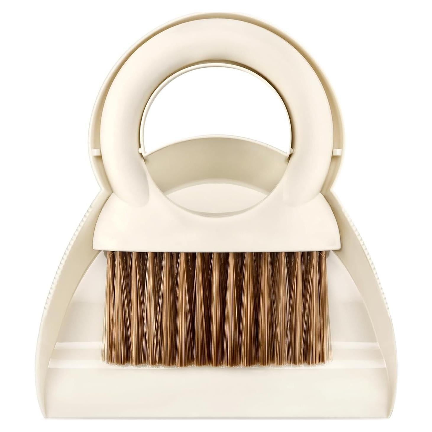 Juego de Escoba y Recogedor Mini BAOYINGTE - Blanco, 16.5 cm