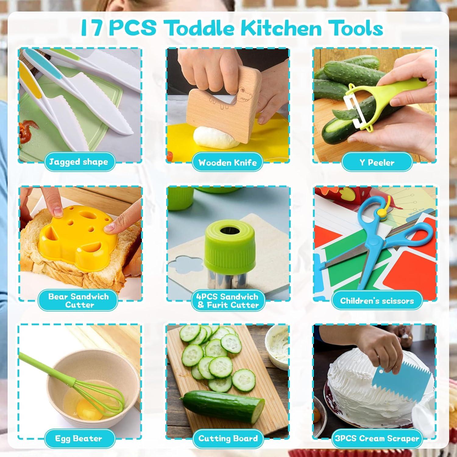 Set de Herramientas de Cocina Montessori 16 Piezas FGASIDYO