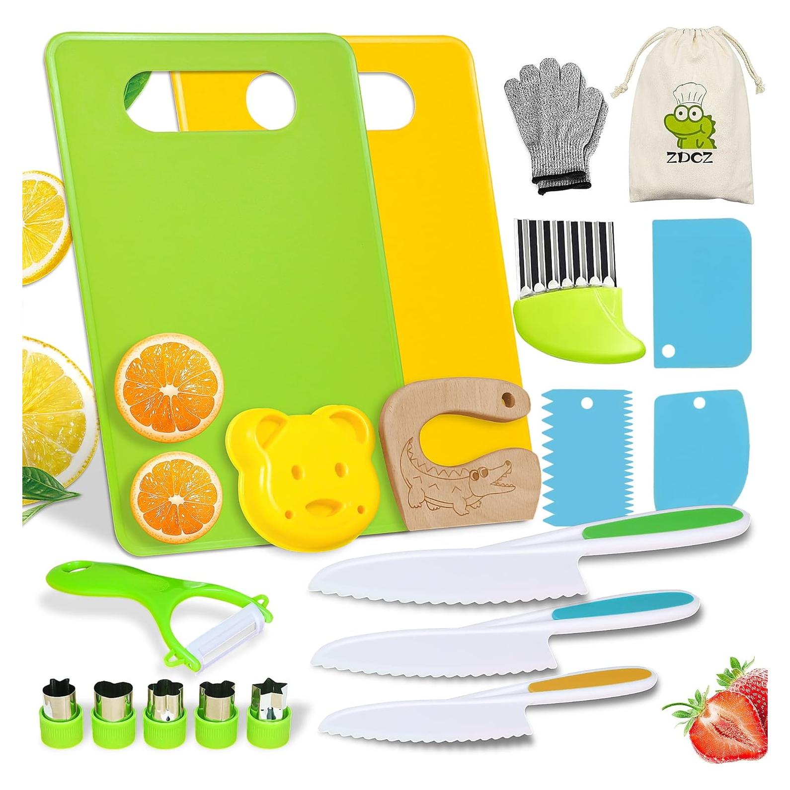 Set de Cocina Montessori ZDCZ 20 Piezas para Niños 2-8 Años