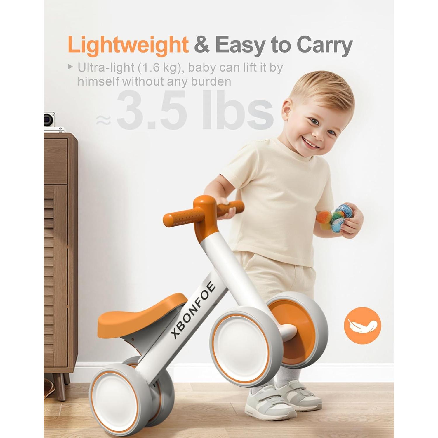 Bicicleta de Equilibrio XBONFOE para Bebés 10-24 Meses
