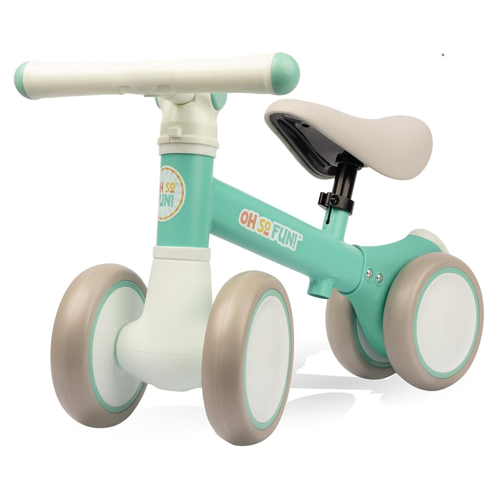 Bicicleta de Equilibrio MindWare Oh So Fun Teal 1-2 Años