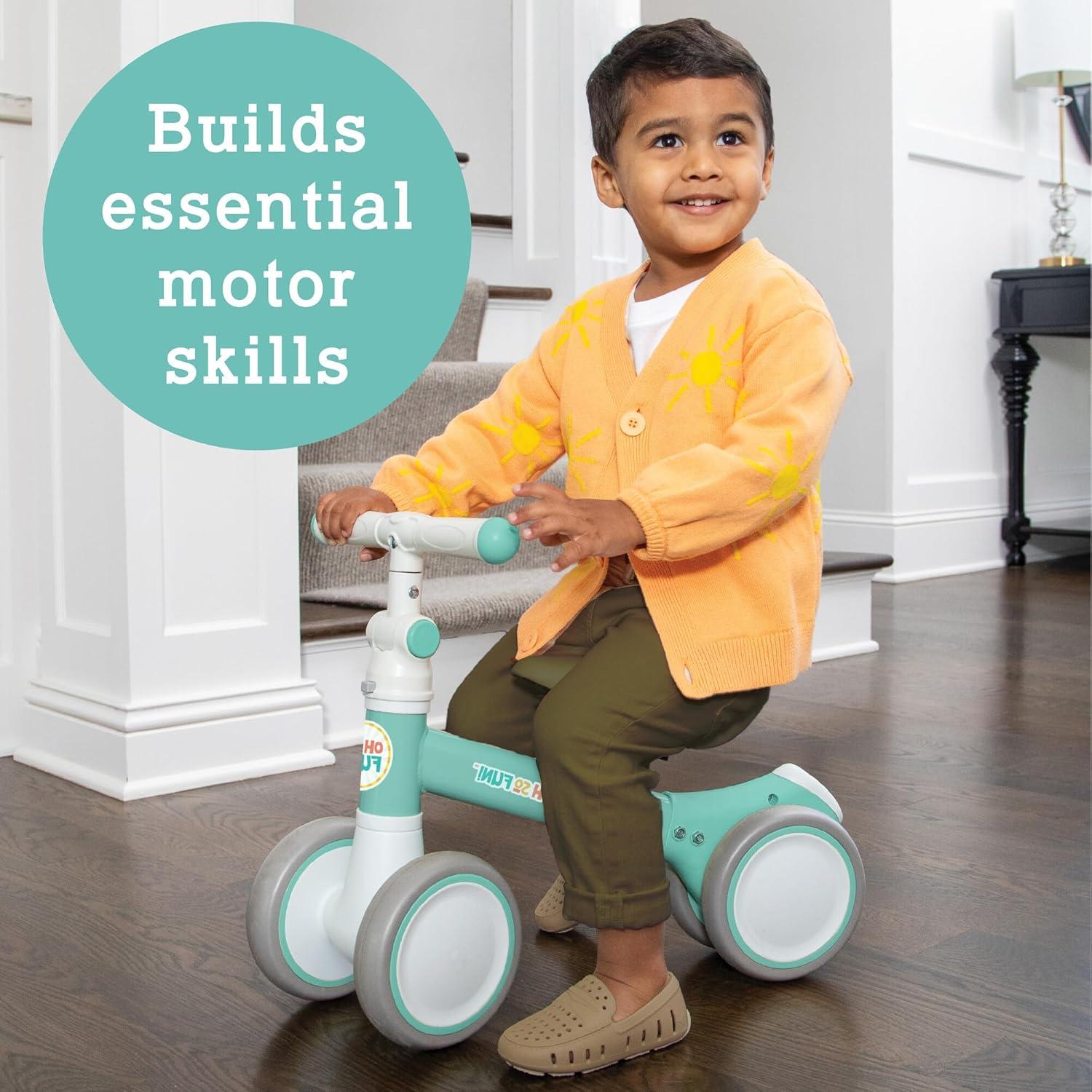 Bicicleta de Equilibrio MindWare Oh So Fun Teal 1-2 Años