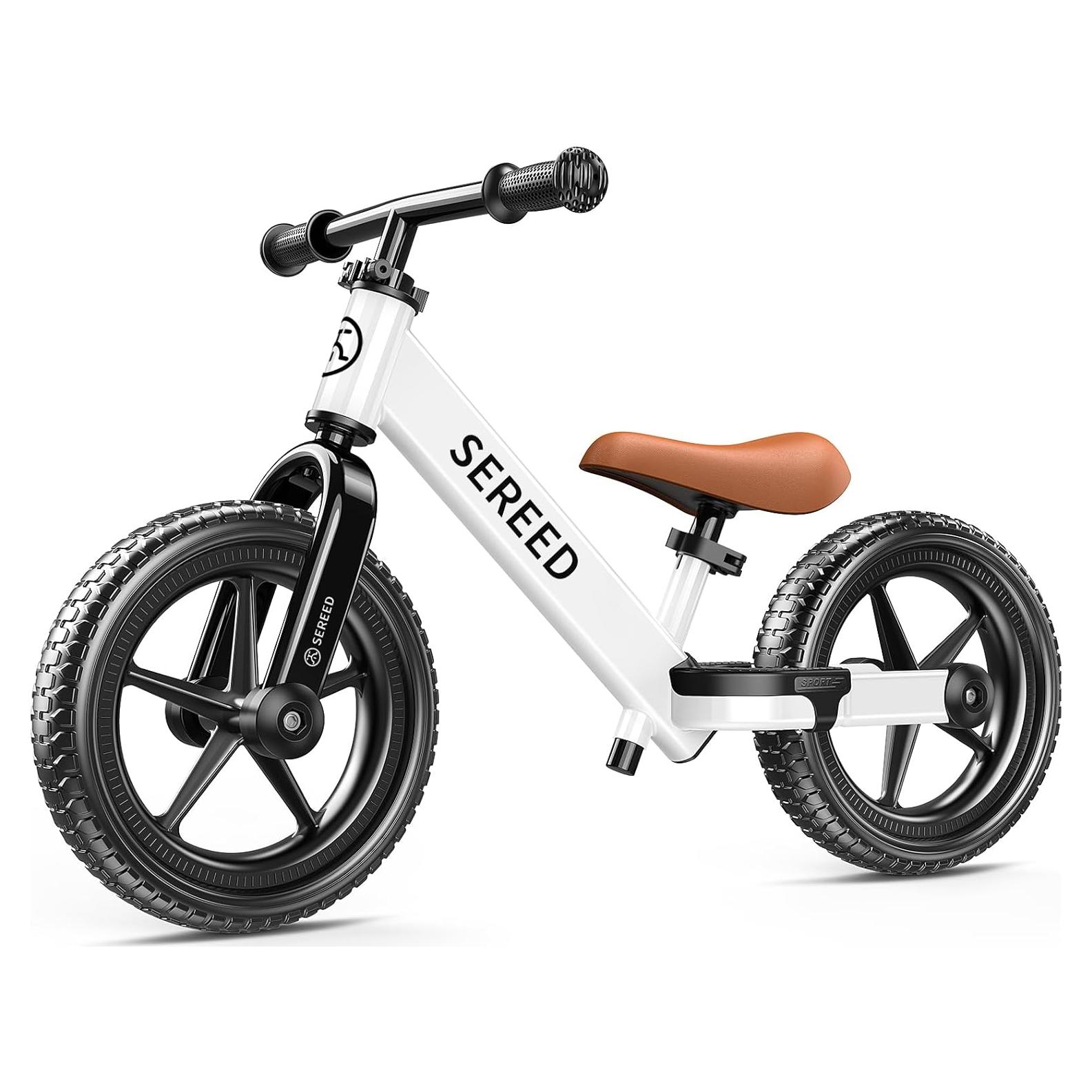 Bicicleta de Equilibrio SEREED para Niños 2-5 Años Blanco