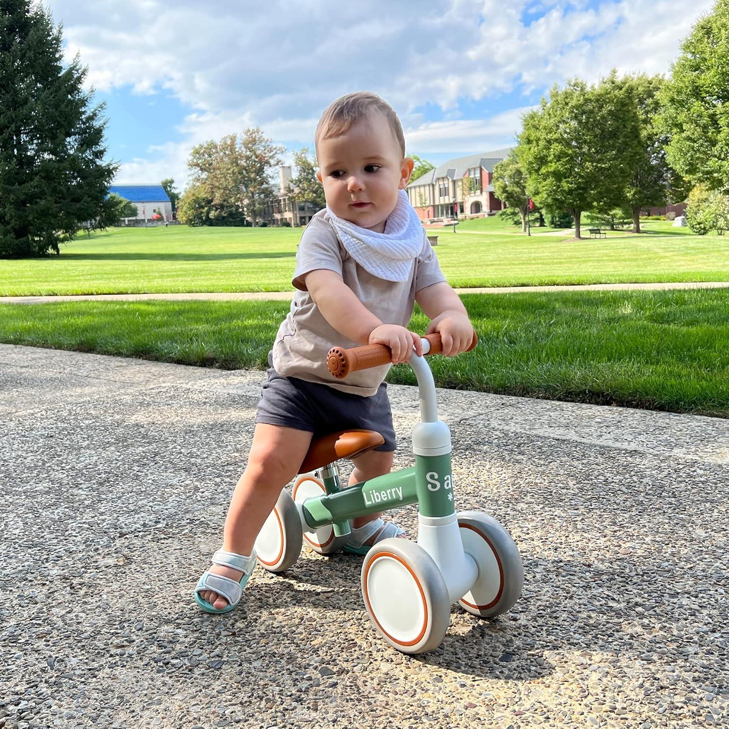 Bicicleta de Equilibrio Liberry Verde para Niños 12-24 Meses