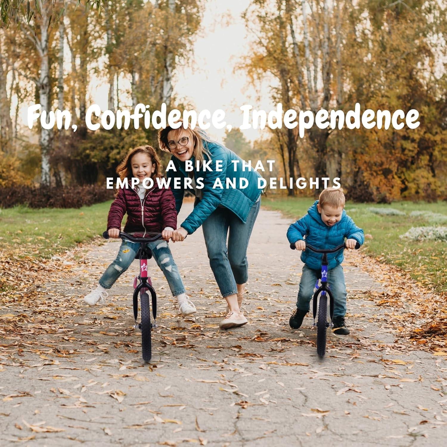 Bicicleta de Equilibrio Bicystar 14" Ajustable para Niños