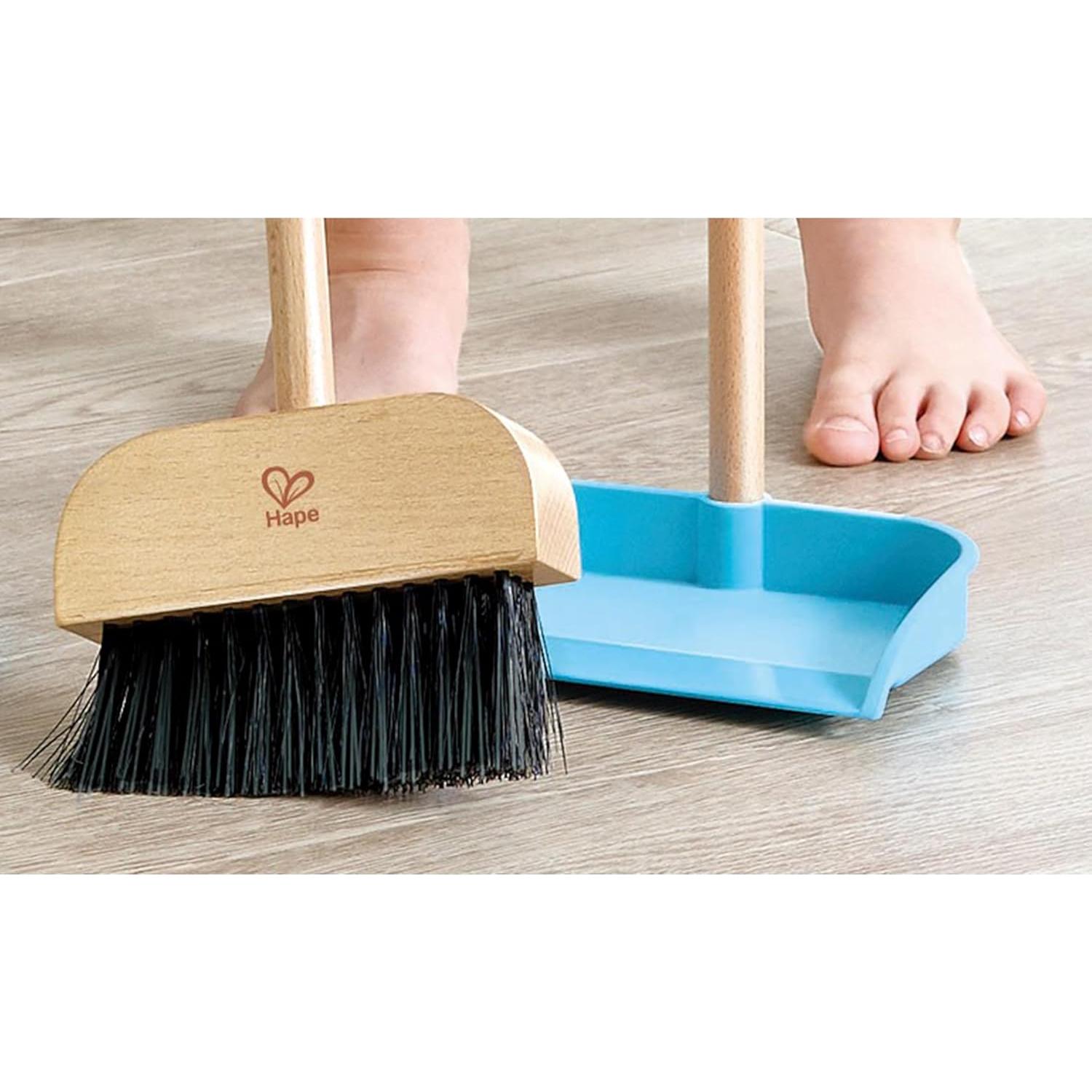 Juego de Escoba de Limpieza Hape 3A+ con Soporte y Accesorios