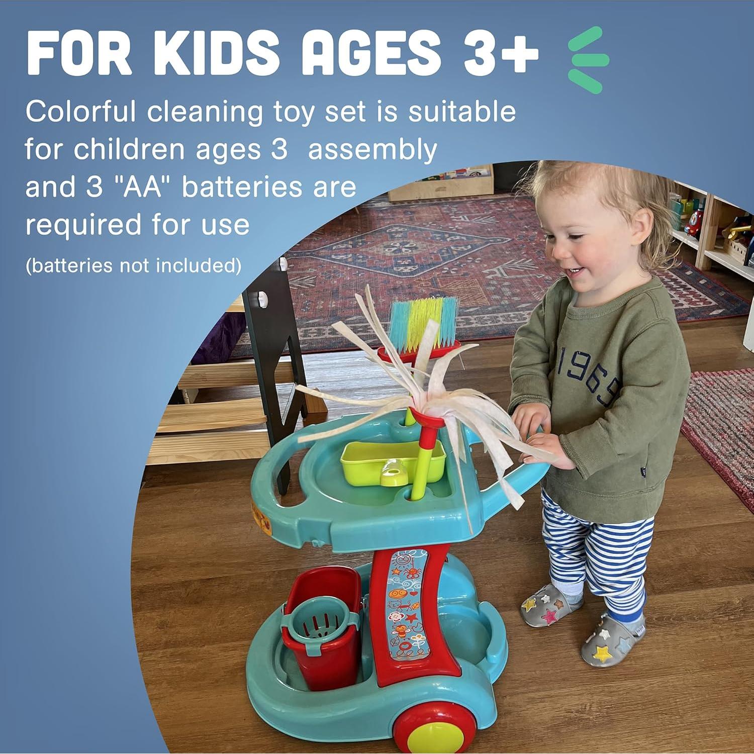 Juego de Limpieza para Niños Little Helper 12 Piezas