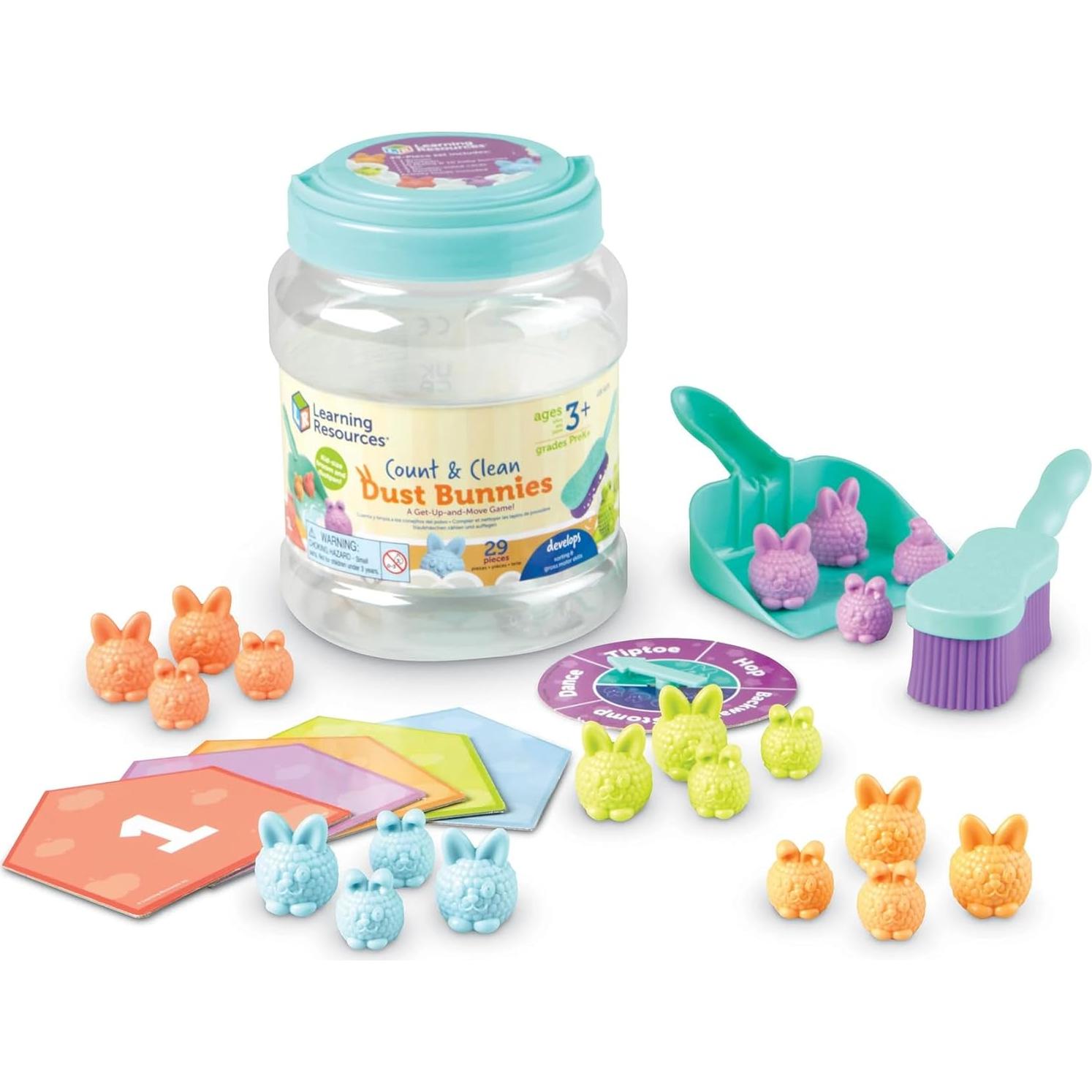 Juego Educativo de Limpieza Conejitos de Polvo - Recursos de Aprendizaje