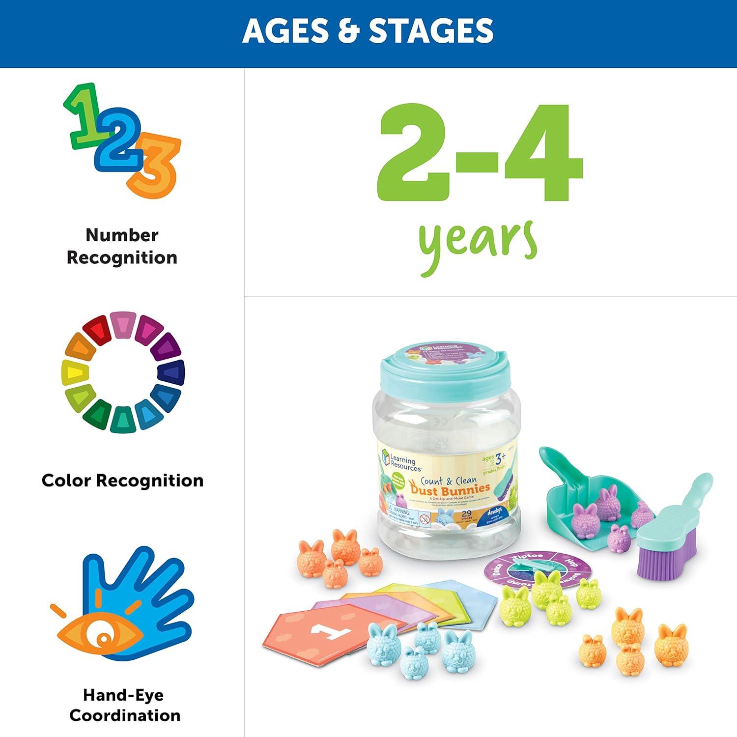 Juego Educativo de Limpieza Conejitos de Polvo - Recursos de Aprendizaje