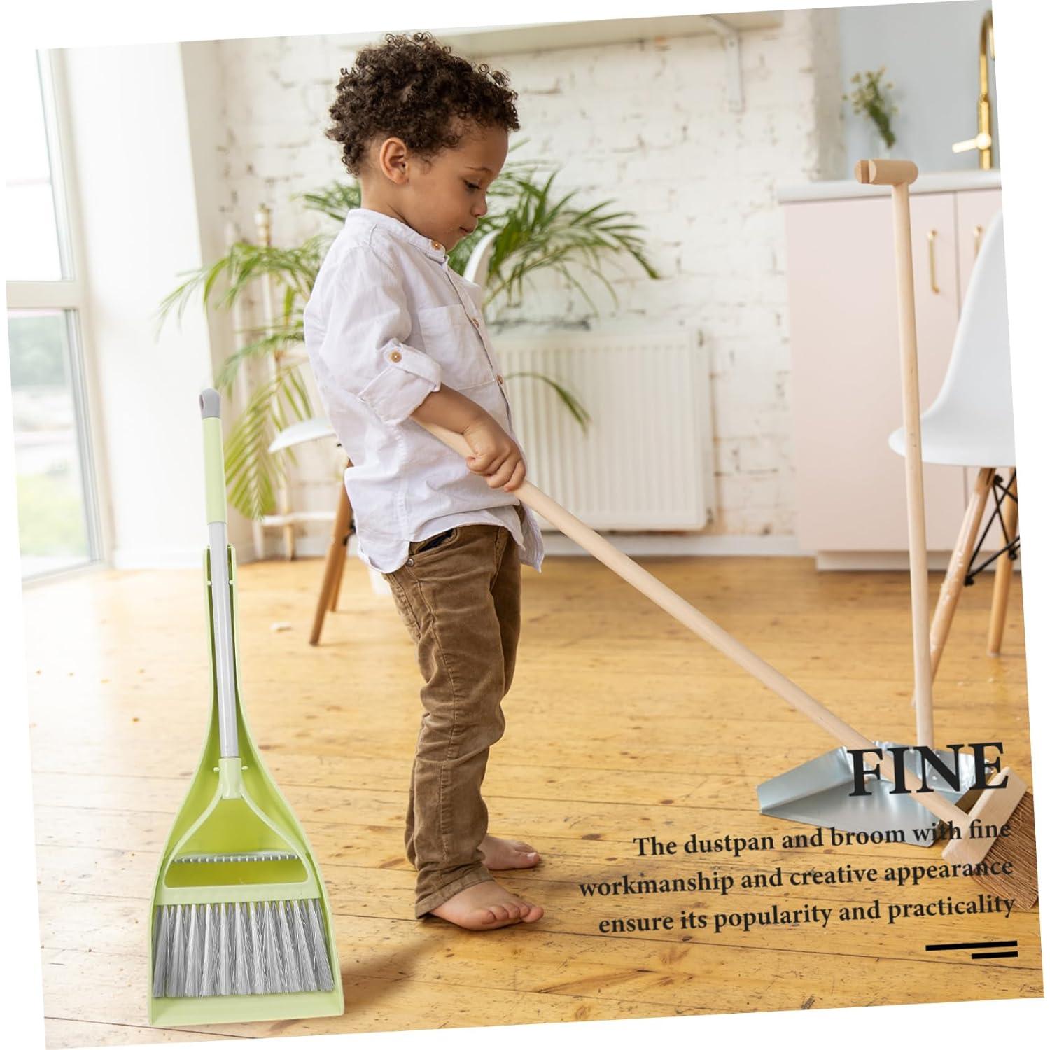 Set de Limpieza Mini para Niños Bestyash - Escoba y Basura