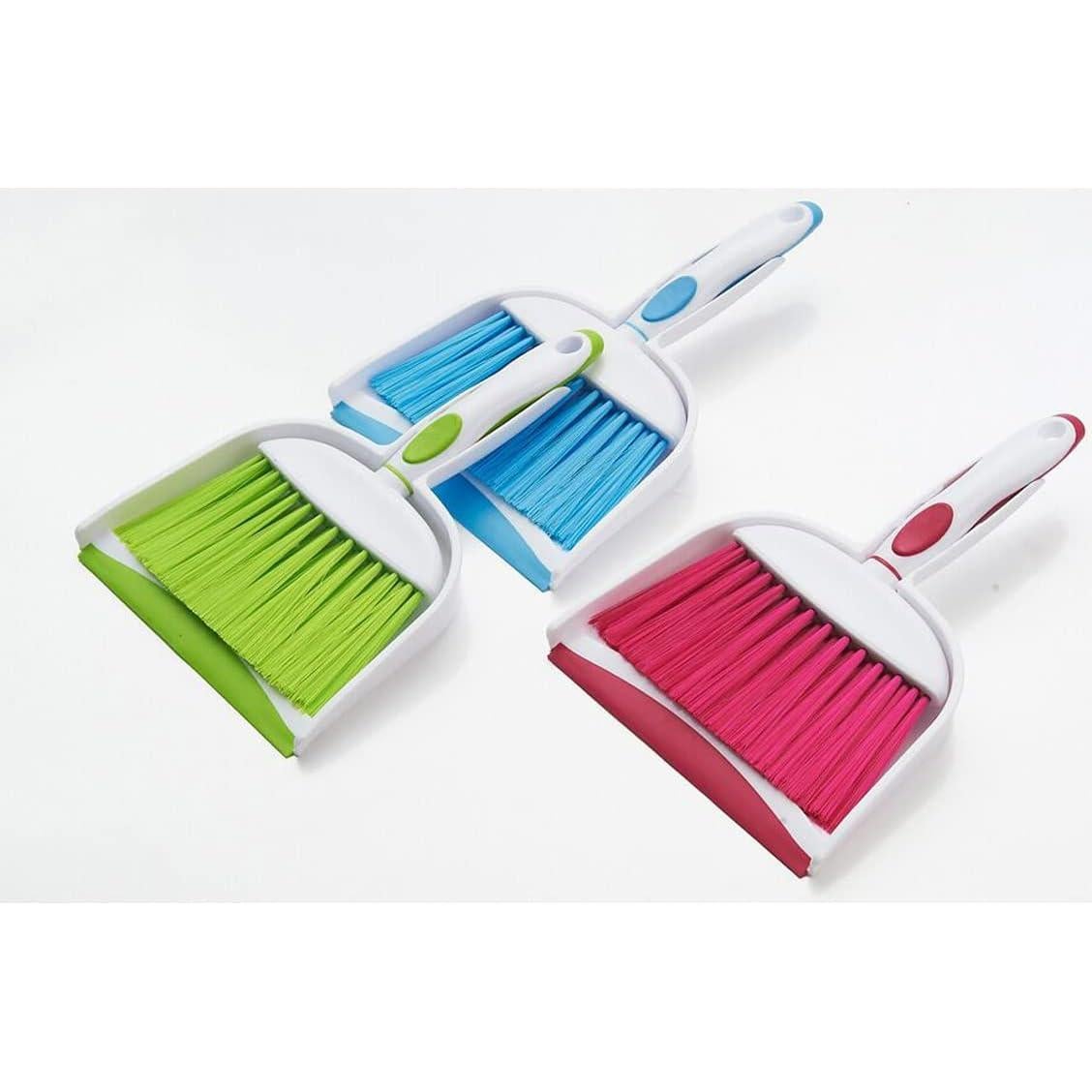 Juego de Escoba y Recogedor Mini BSMstone Rosa 26x17cm