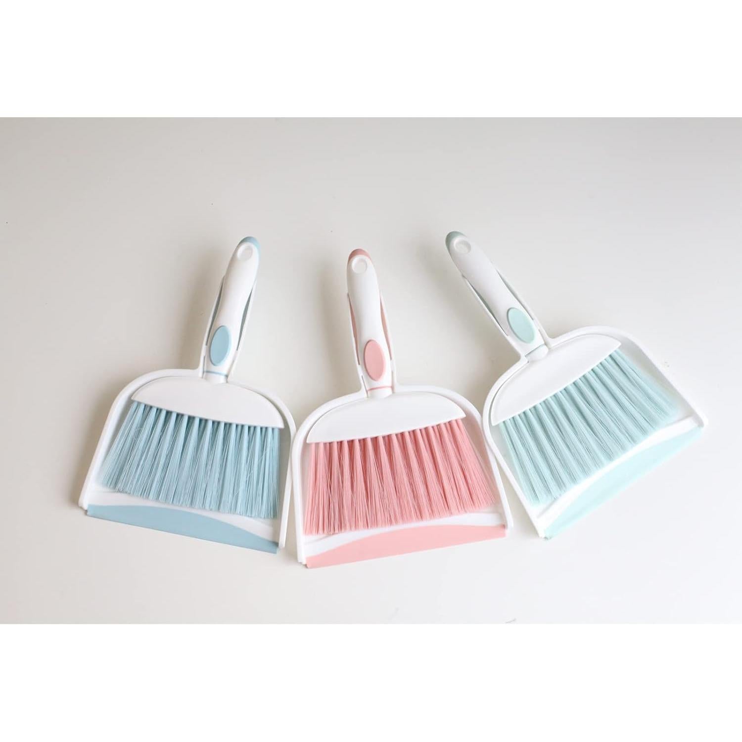 Juego de Escoba y Recogedor Mini BSMstone Rosa 26x17cm