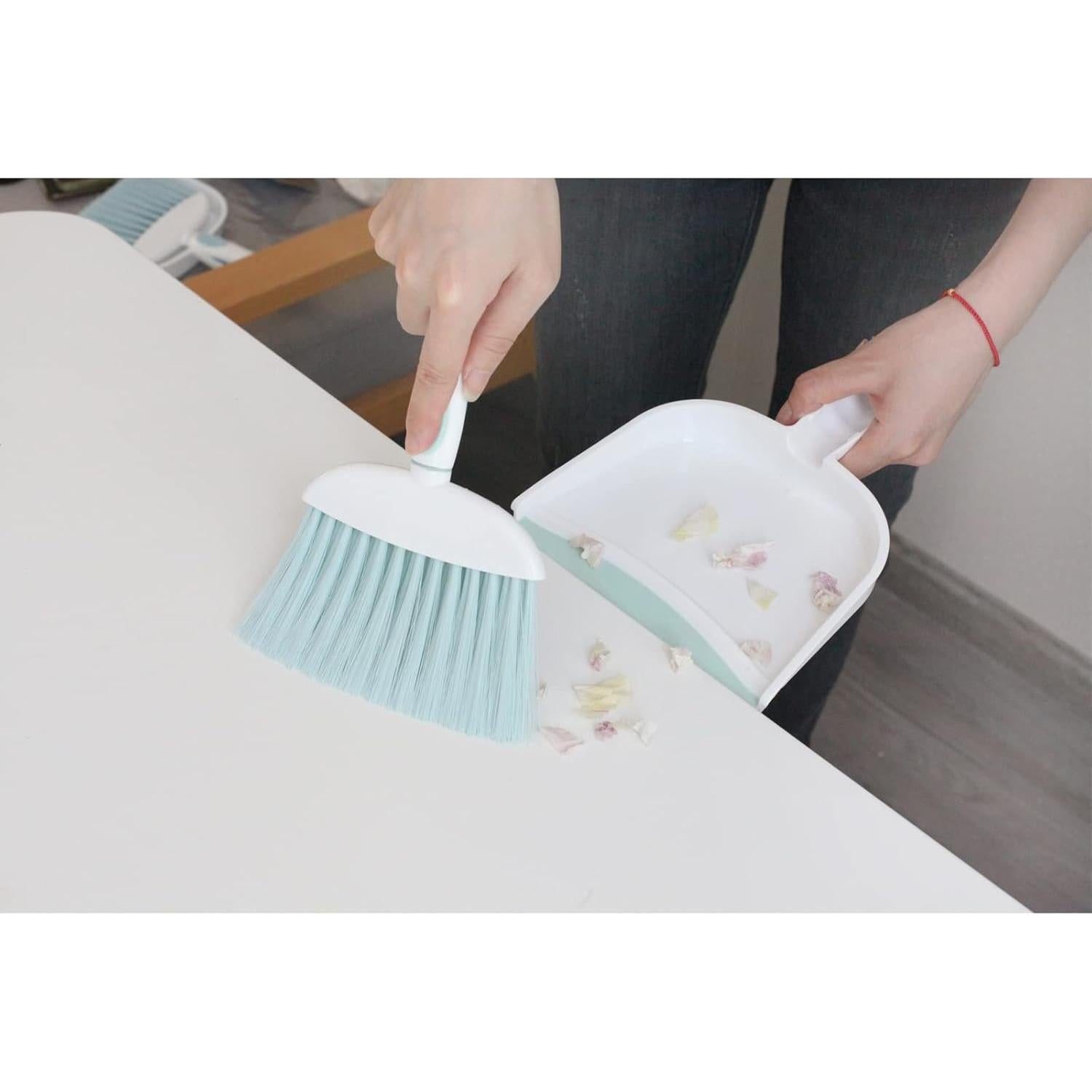 Juego de Escoba y Recogedor Mini BSMstone Rosa 26x17cm