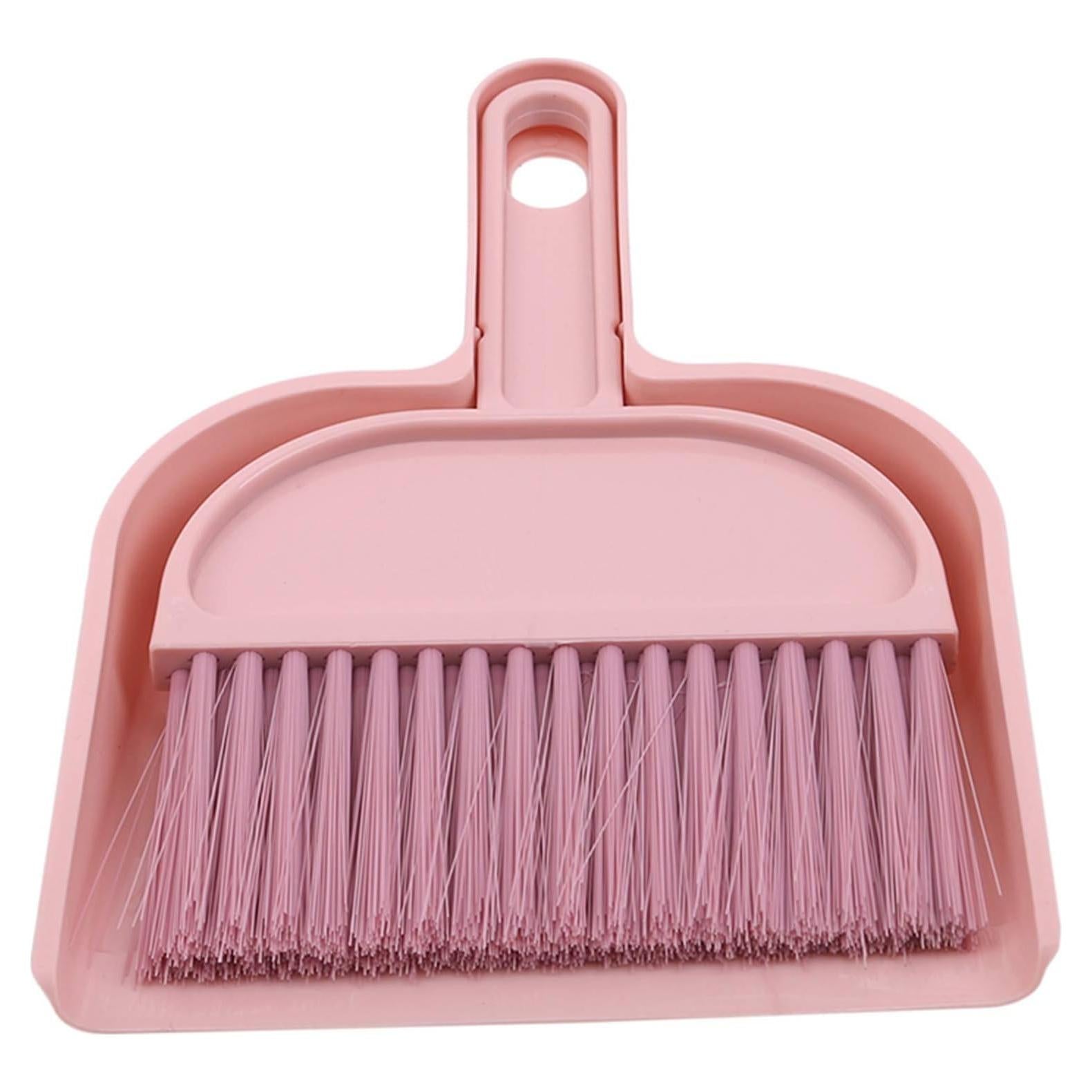 Juego de Escoba y Recogedor Mini JJLFresheners Rosa