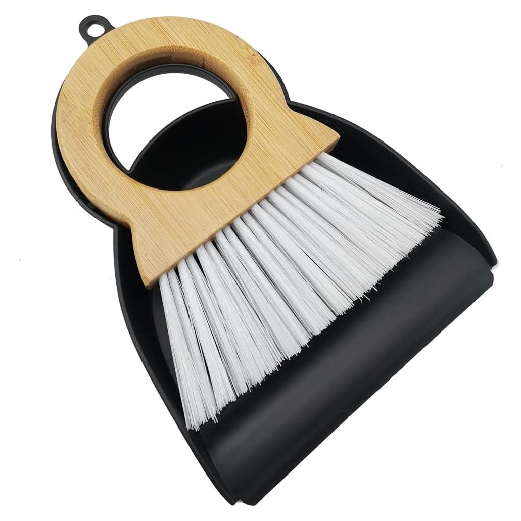 Mini Escoba y Recogedor Xifando Verde 17.78x15.24cm Antideslizante