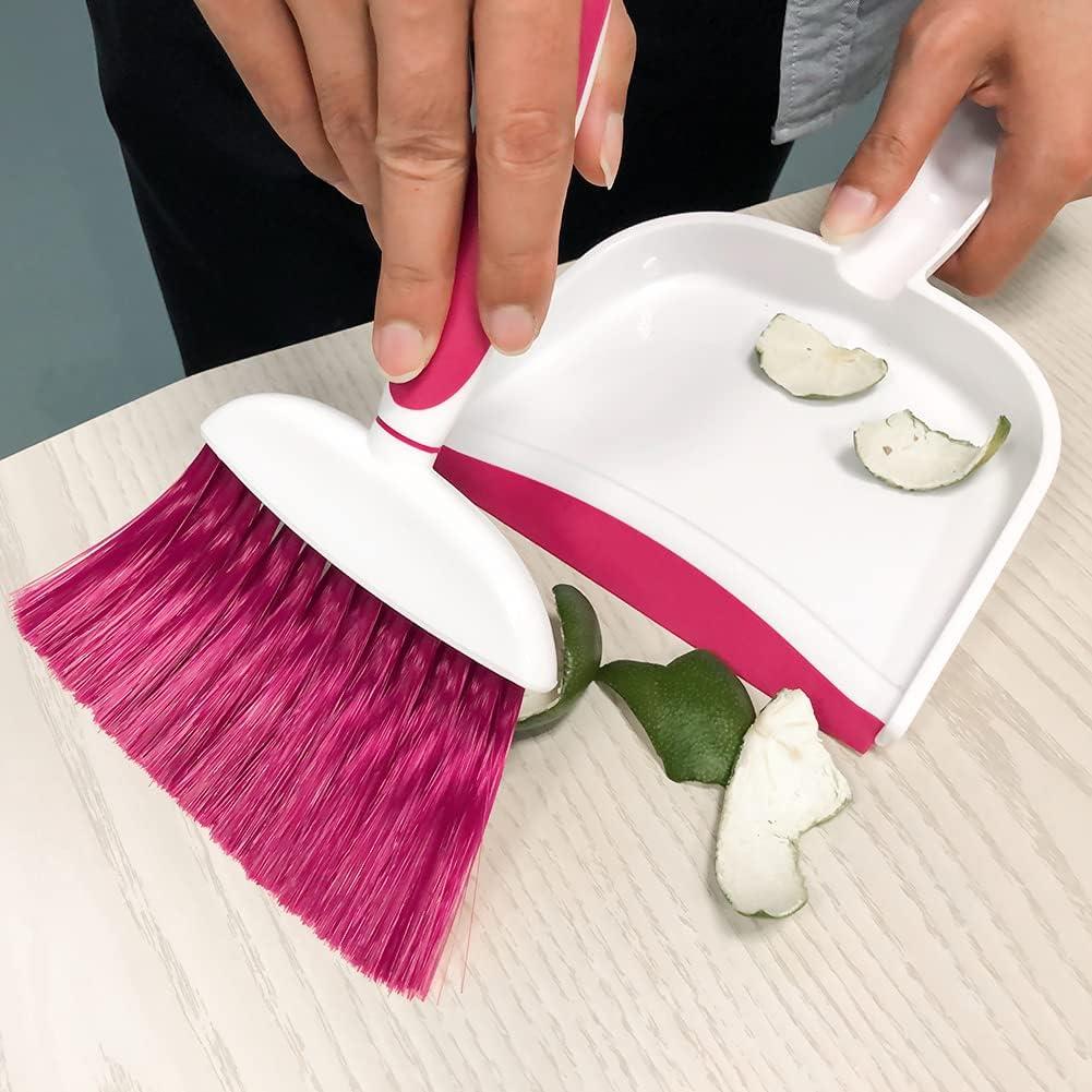 Juego de Escoba y Recogedor Mini WDDBHSKN Rosa