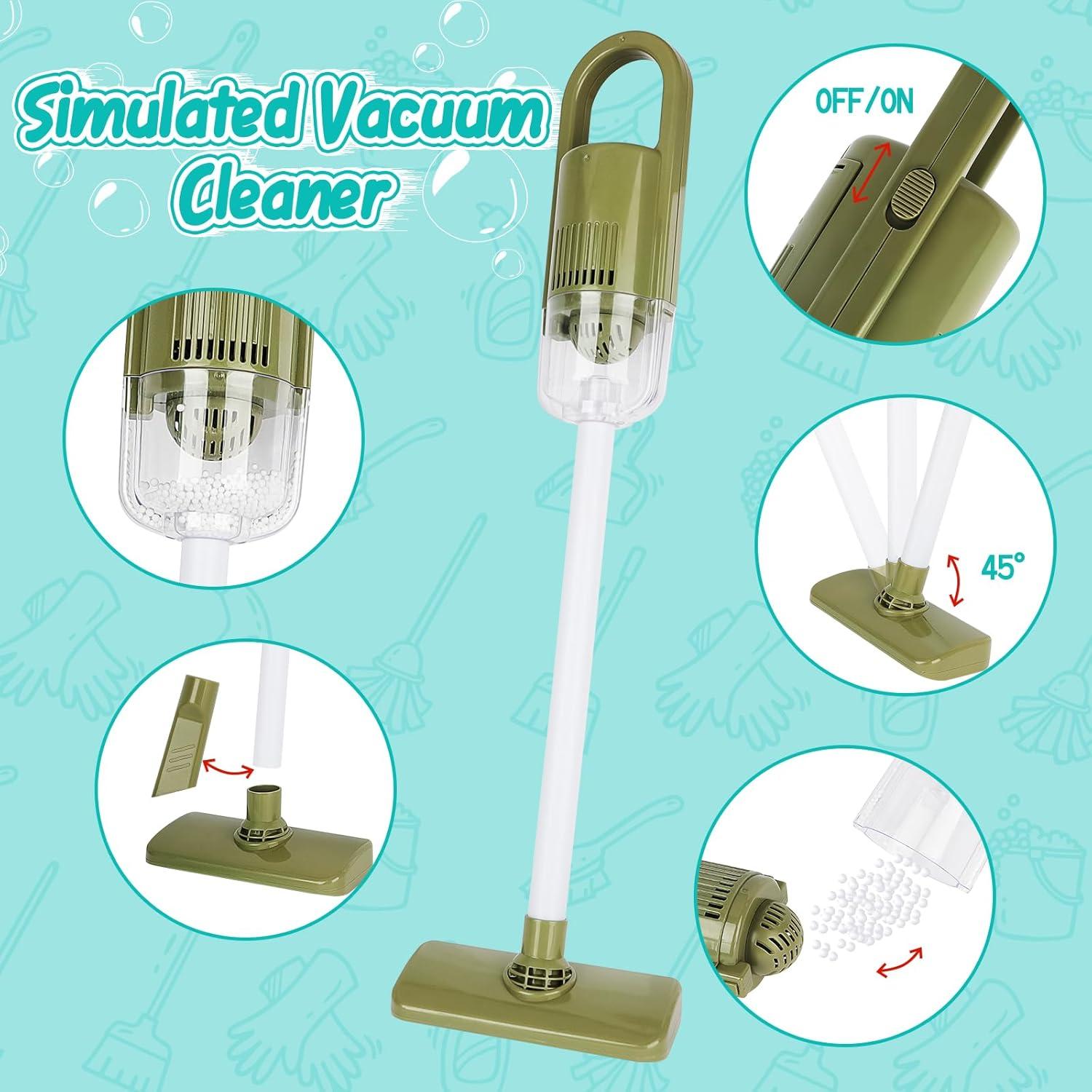 Set de Limpieza para Niños deAO 20 Piezas con Aspiradora