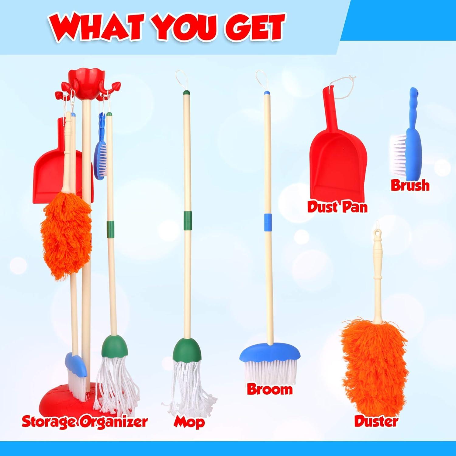 Juego de Limpieza Playkidz para Niños, 6 Piezas, Educativo