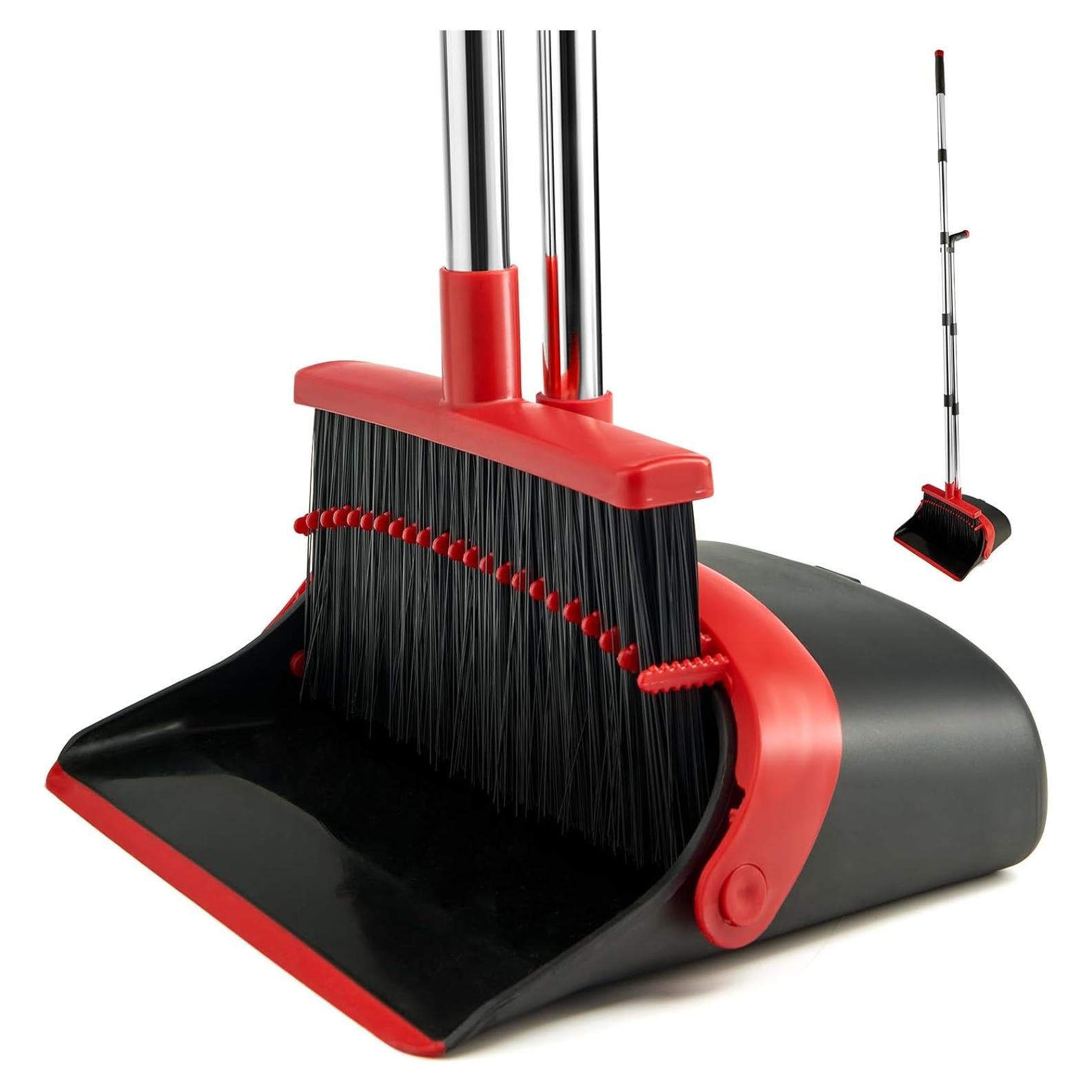 Juego de Escoba y Recogedor XXFLOWER con Mango Largo 143 cm