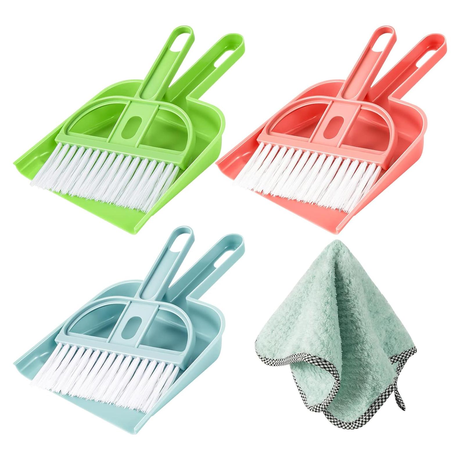 Conjunto de Mini Escoba y Recogedor Lamoutor - 3 Piezas