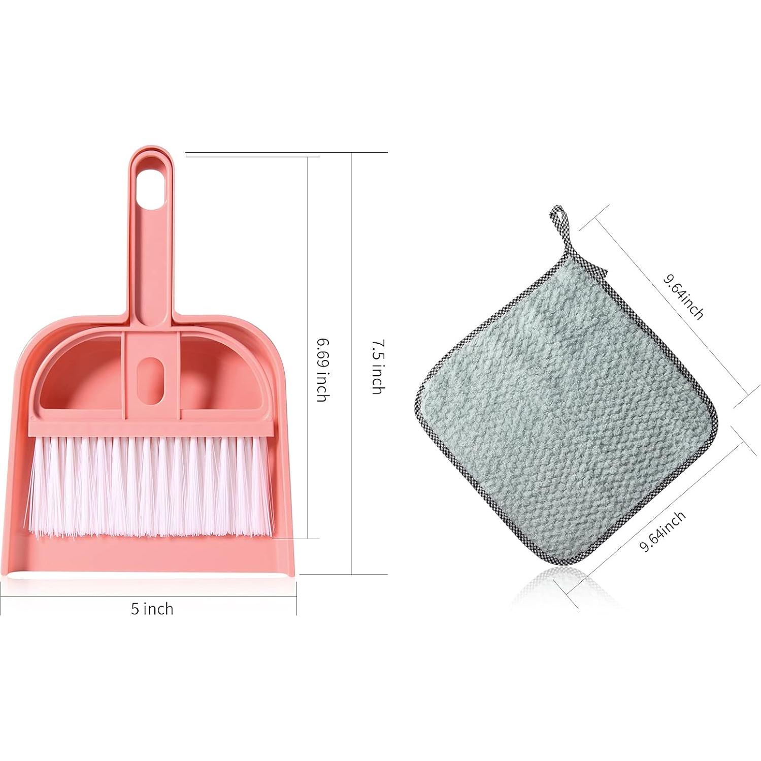 Conjunto de Mini Escoba y Recogedor Lamoutor - 3 Piezas