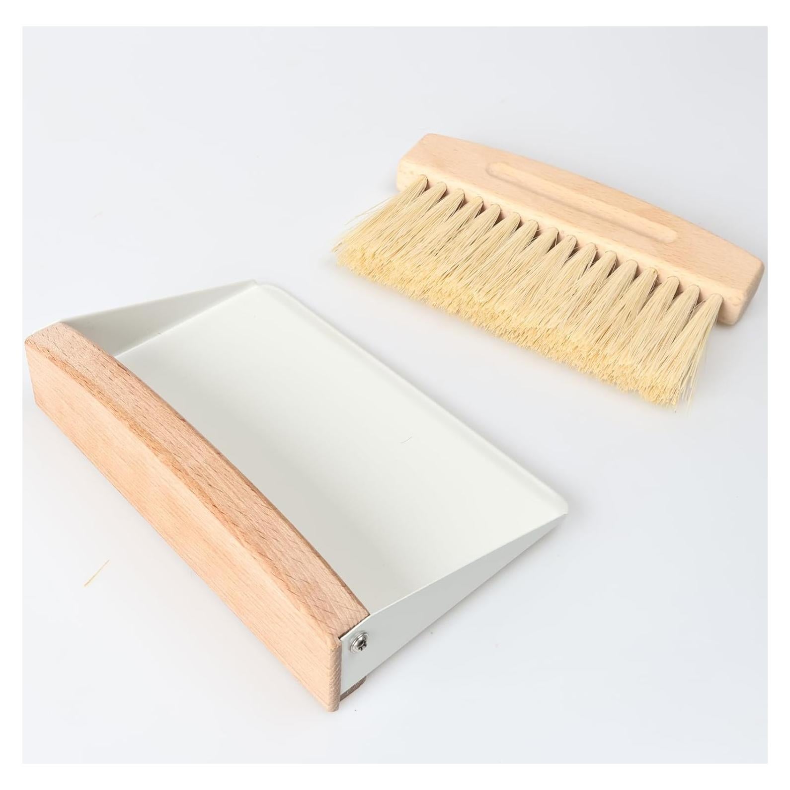 Juego Mini de Escoba y Recogedor Nokiils de Madera de Haya