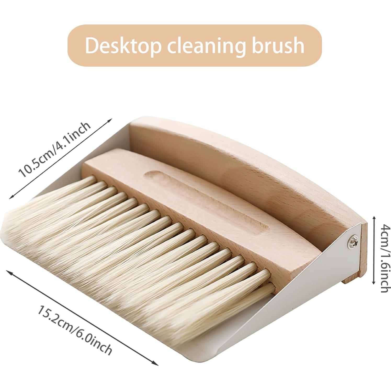 Juego Mini de Escoba y Recogedor Nokiils de Madera de Haya