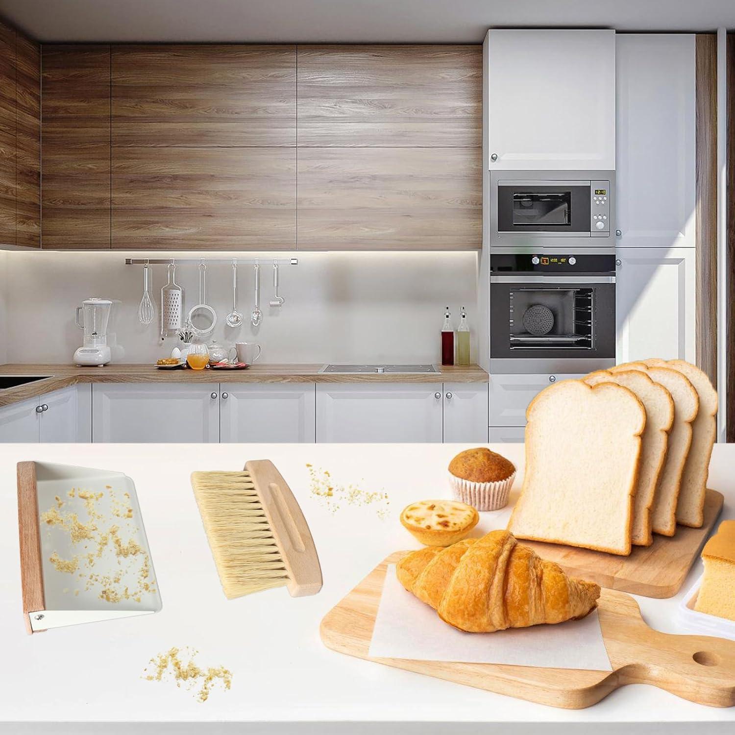 Juego Mini de Escoba y Recogedor Nokiils de Madera de Haya