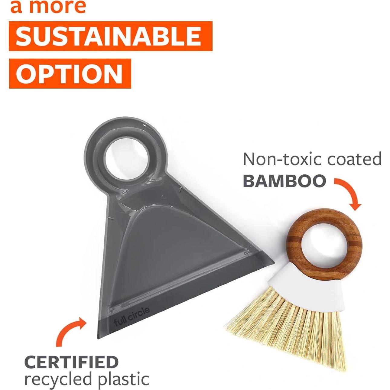 Juego de Escoba y Recogedor Mini Full Circle Tiny Team