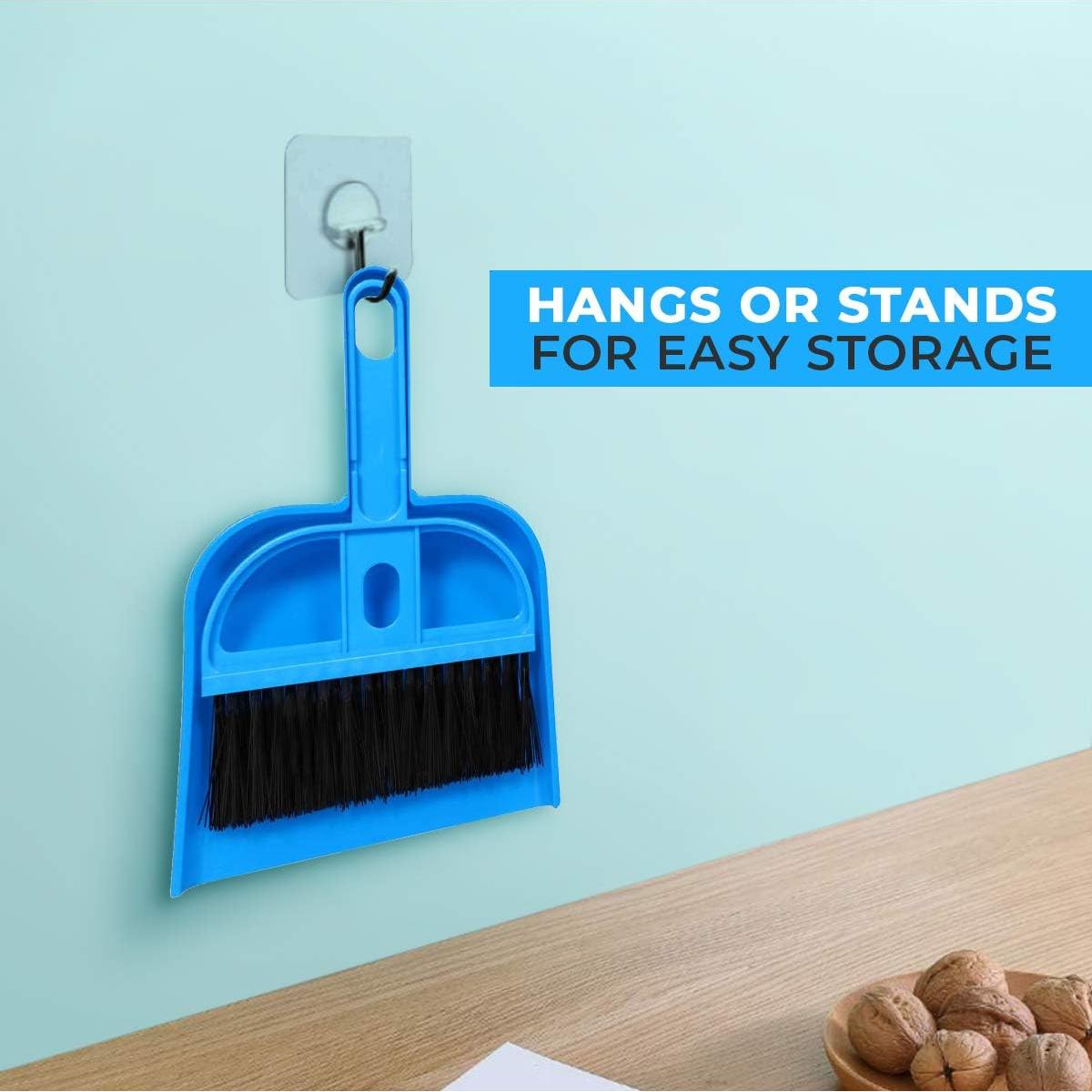 Juego de Escoba y Recogedor Mini 2 Brothers Rosa 19.5x13 cm