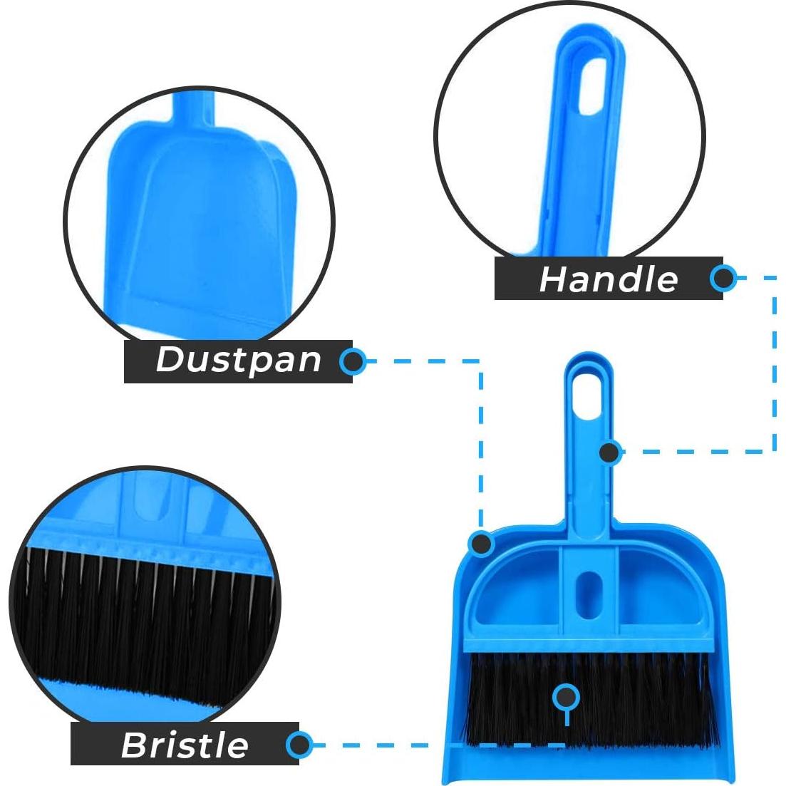 Juego de Escoba y Recogedor Mini 2 Brothers Rosa 19.5x13 cm