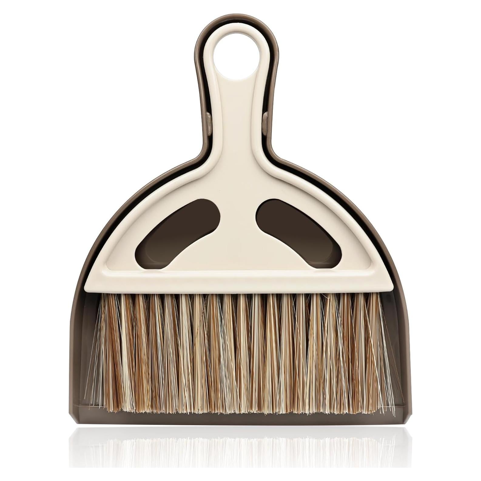 Juego de Cepillo y Recogedor Mini WDDBHSKN - Blanco Marrón