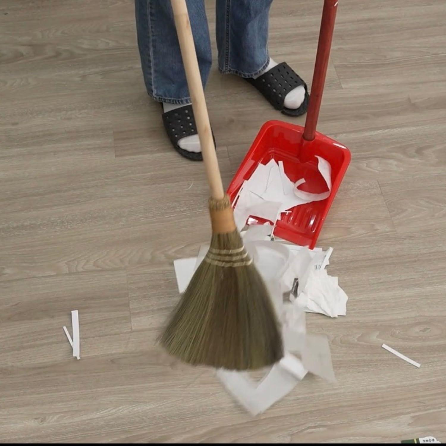 Juego de Escoba y Recogedor TTS Home - 4 Escobas y 1 Recogedor