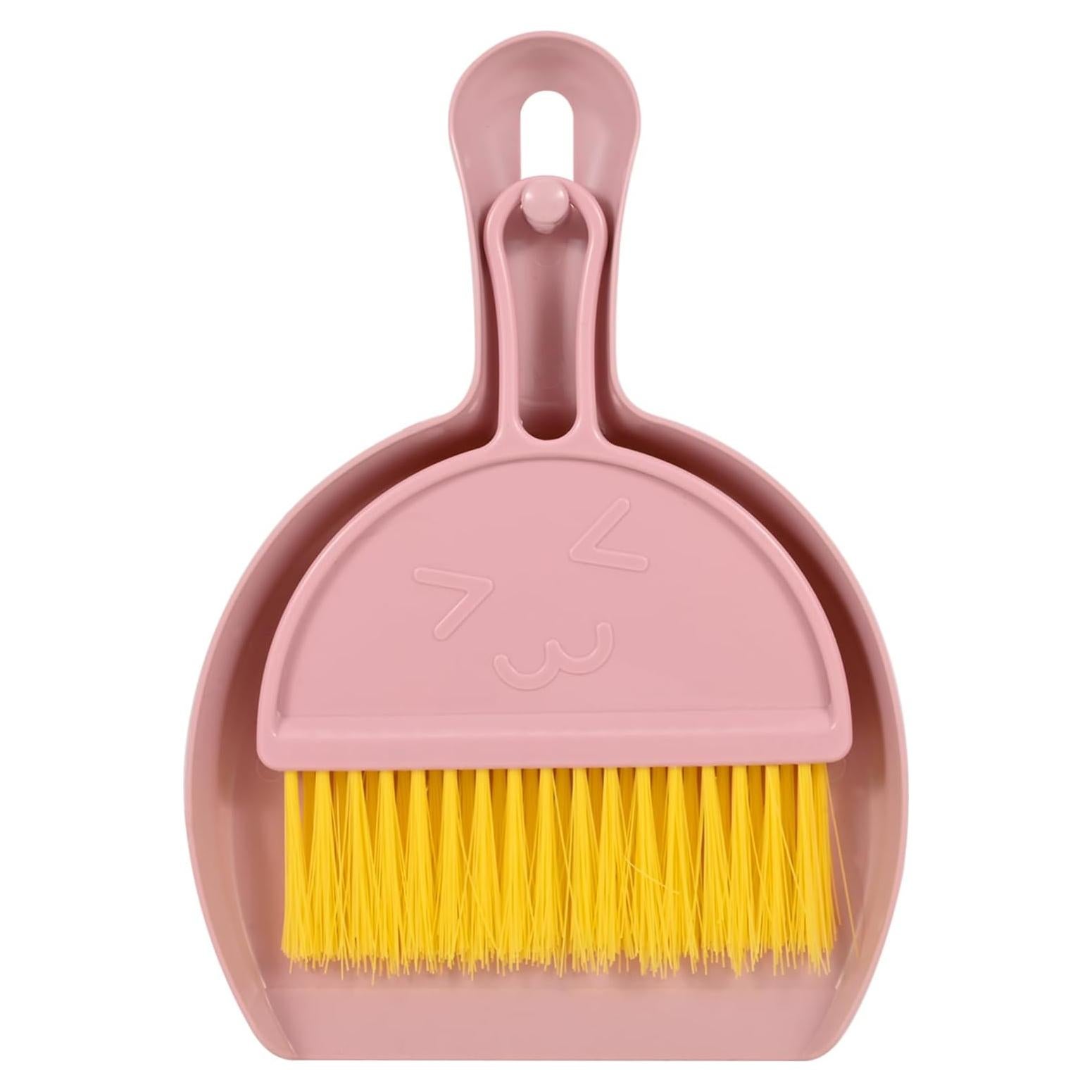 Juego de Escoba y Recogedor Compacto Shaloxar Rosa 14.48x20.93cm