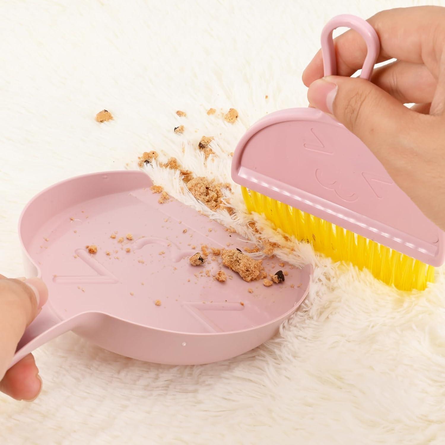 Juego de Escoba y Recogedor Compacto Shaloxar Rosa 14.48x20.93cm