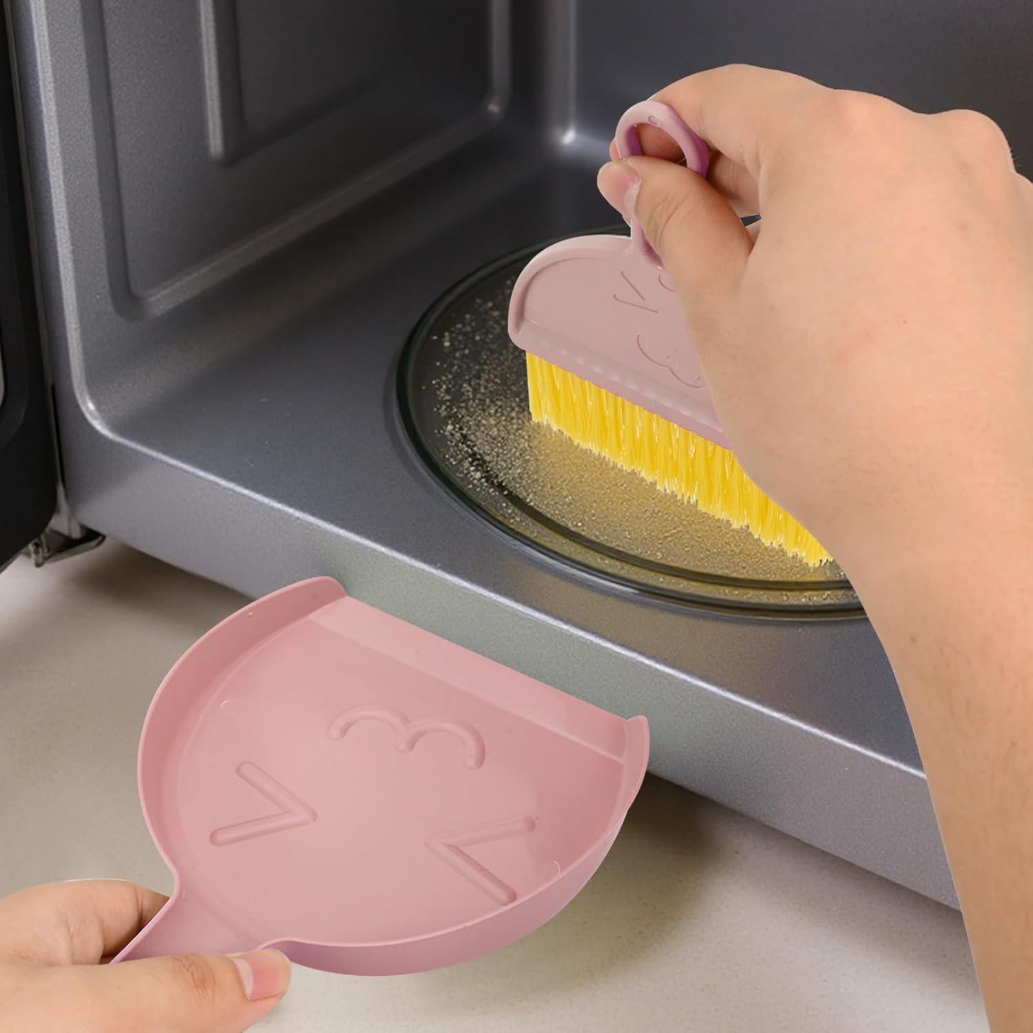 Juego de Escoba y Recogedor Compacto Shaloxar Rosa 14.48x20.93cm