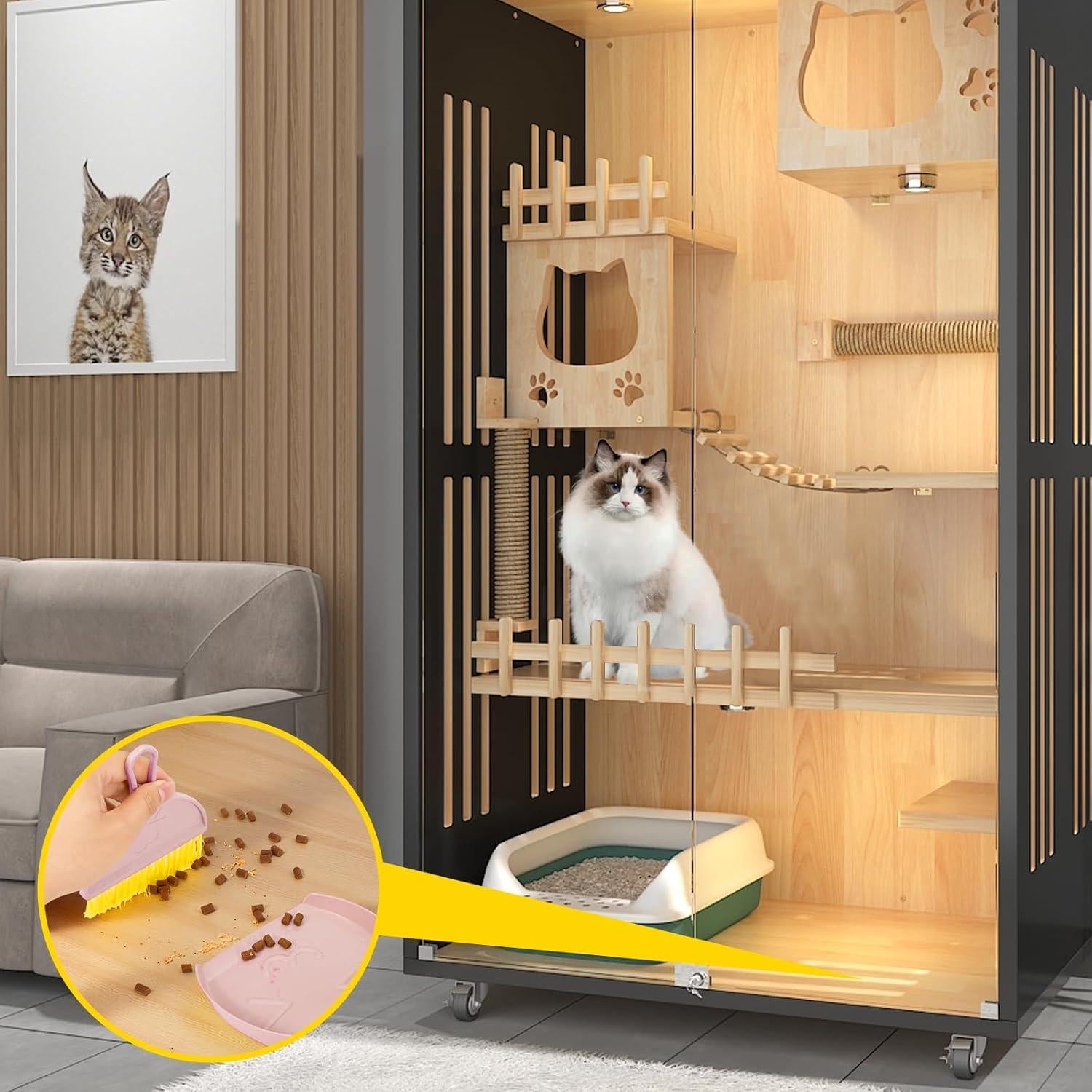 Juego de Escoba y Recogedor Compacto Shaloxar Rosa 14.48x20.93cm