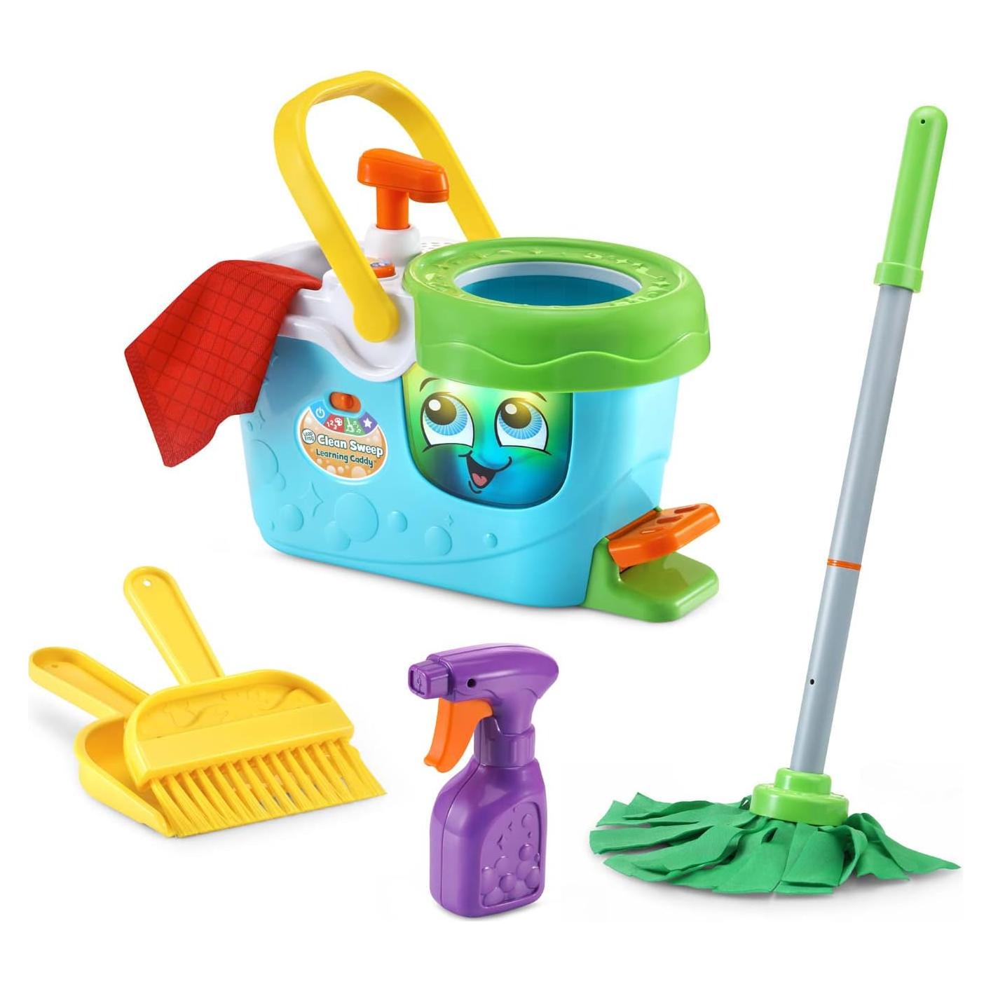 Caddy de Limpieza Interactivo VTech Clean Sweep Azul 3-5 Años