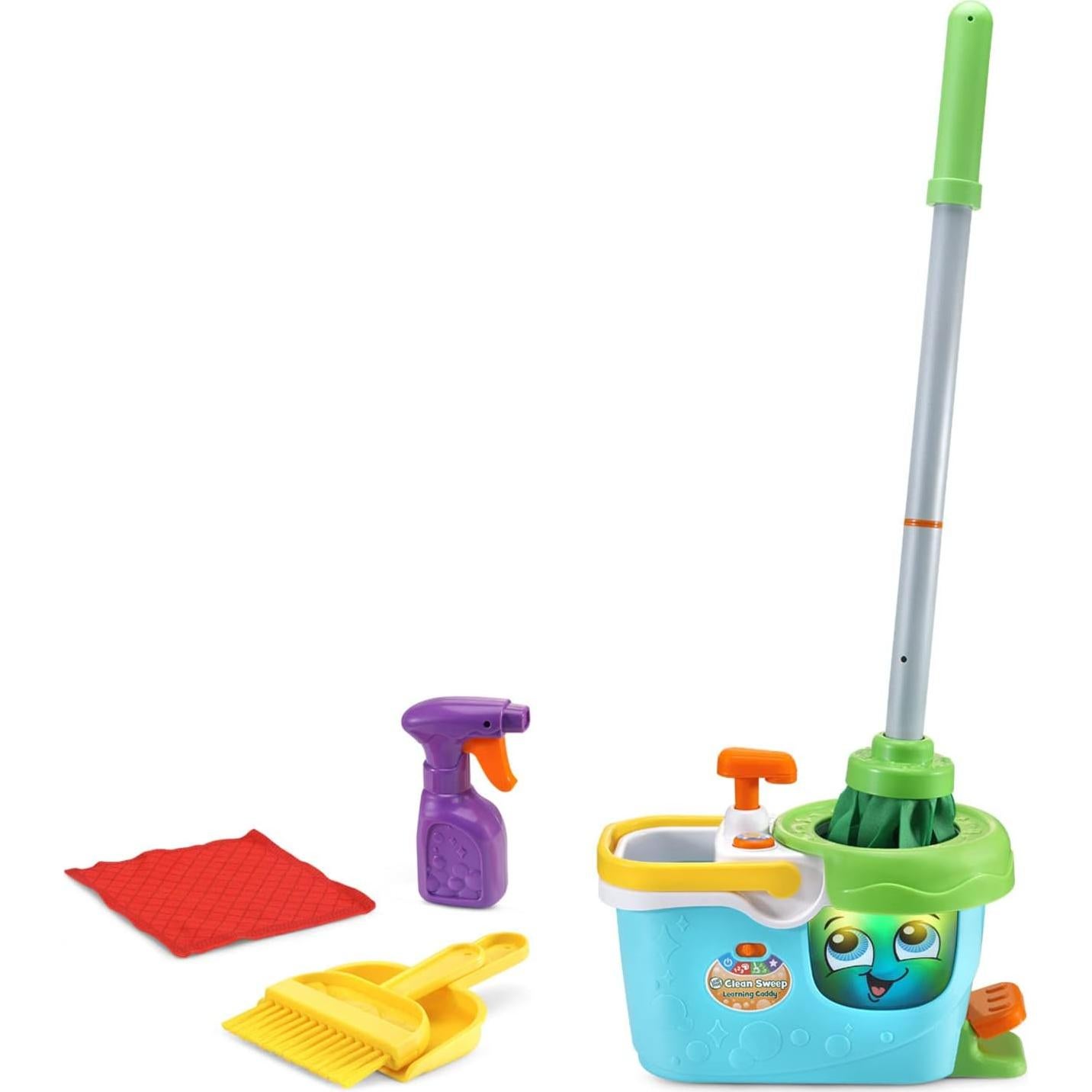 Caddy de Limpieza Interactivo VTech Clean Sweep Azul 3-5 Años