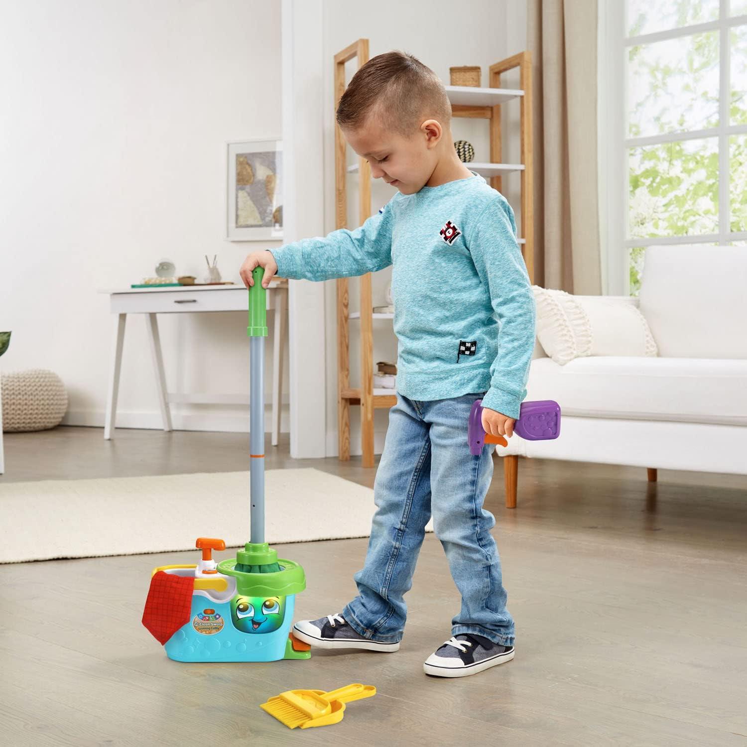 Caddy de Limpieza Interactivo VTech Clean Sweep Azul 3-5 Años