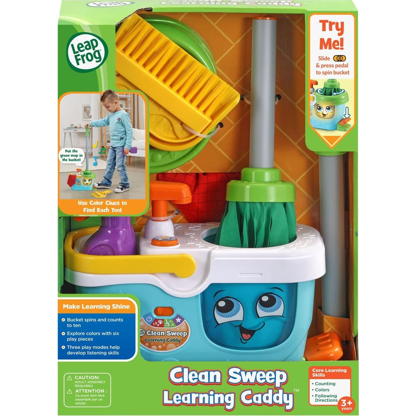 Caddy de Limpieza Interactivo VTech Clean Sweep Azul 3-5 Años