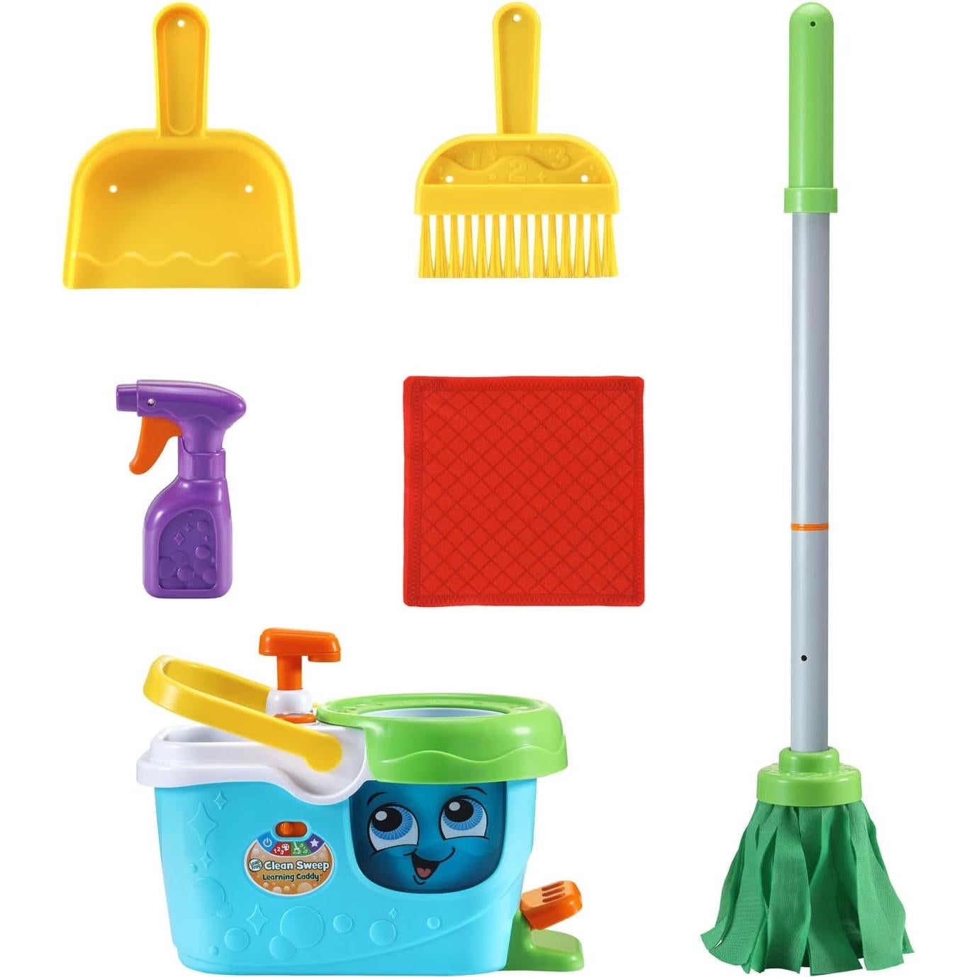 Caddy de Limpieza Interactivo VTech Clean Sweep Azul 3-5 Años
