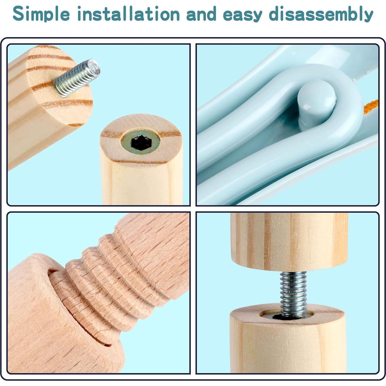 Juego de Limpieza para Niños Qilay 7 Piezas Madera Educativo