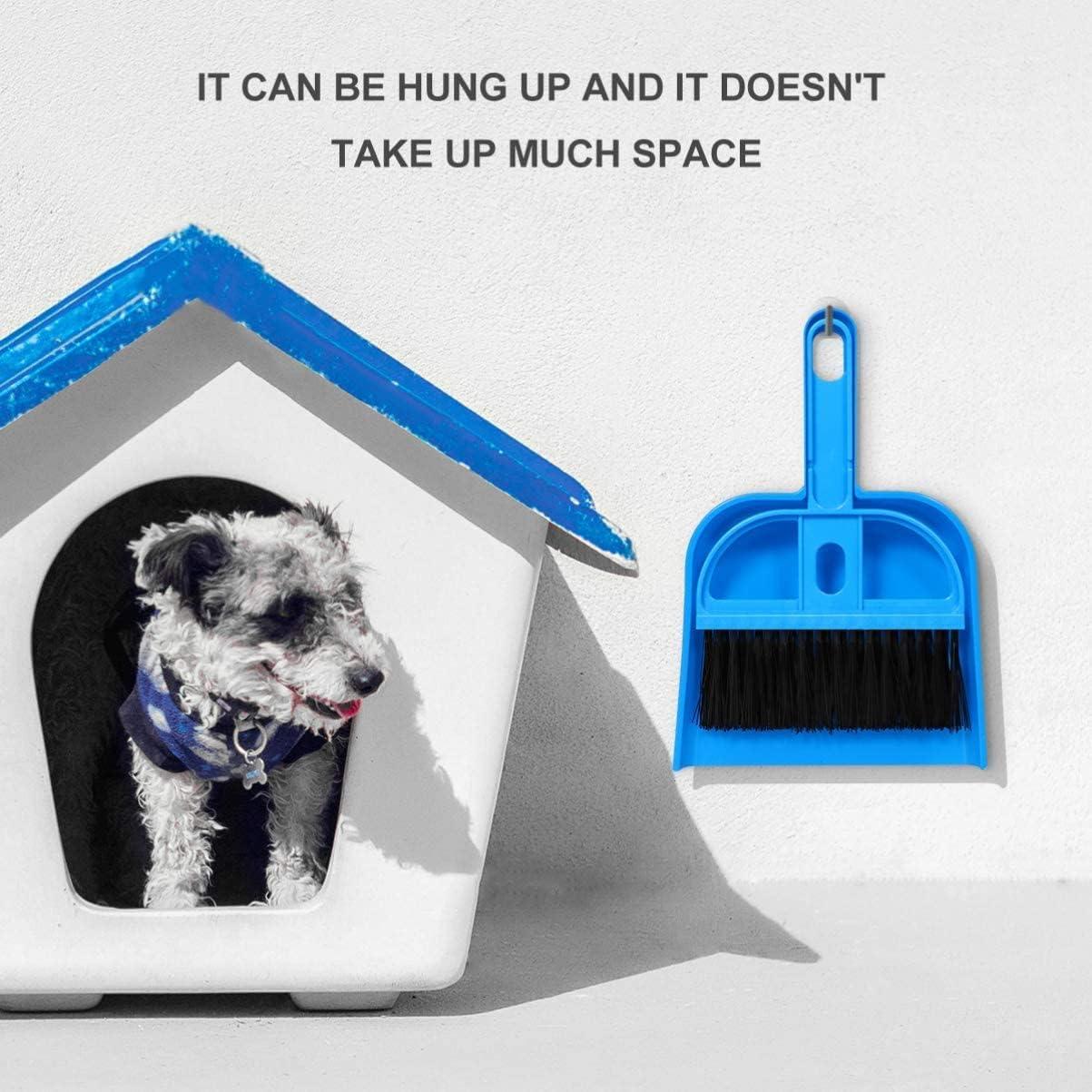 Juego de Escoba y Recogedor Compacto Mengqianxun - Azul