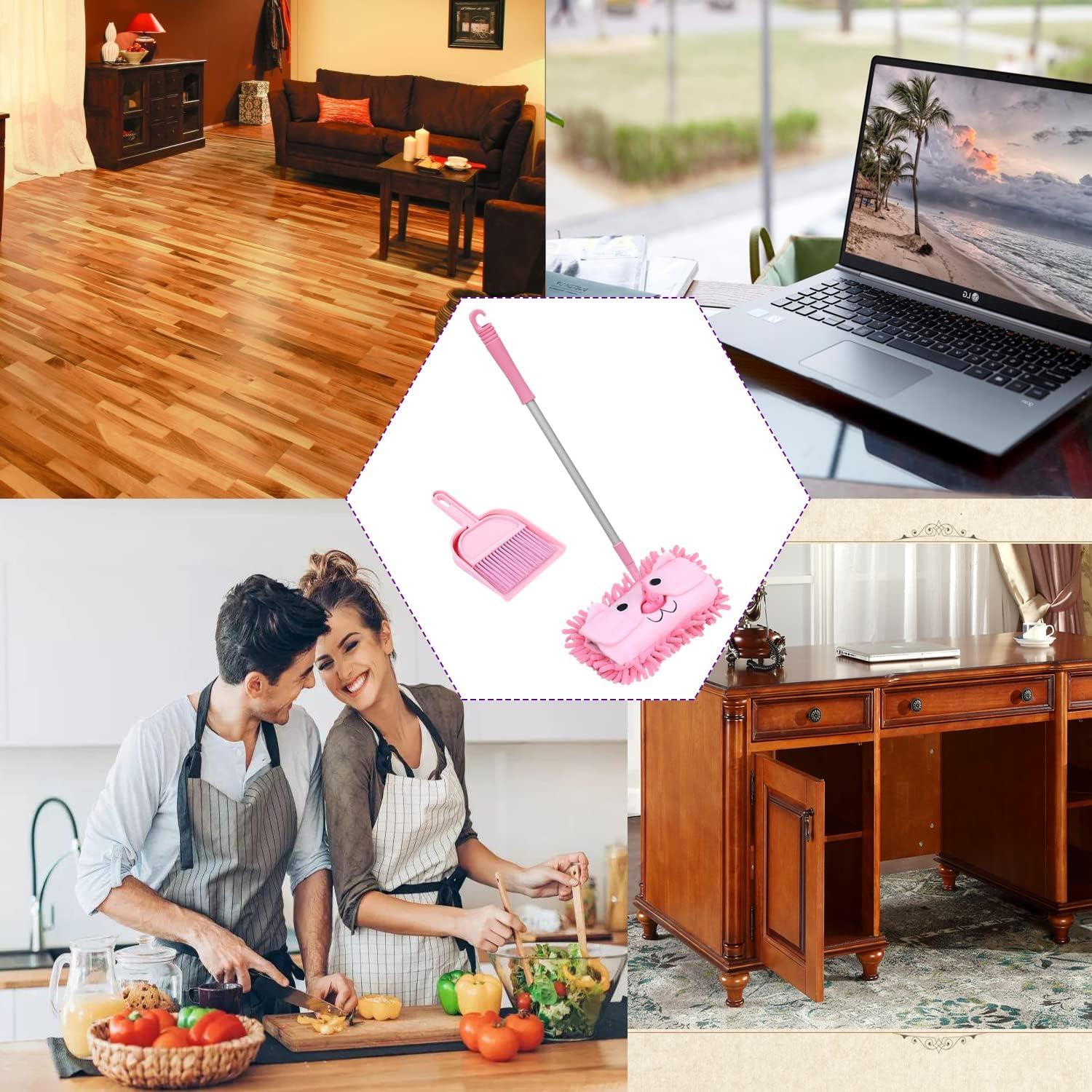 Juego de Limpieza Infantil 7 Piezas CTRLZS - Mopa, Escoba, Cepillo