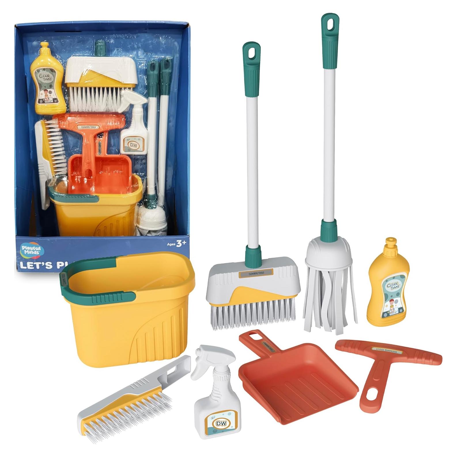 Juego de Limpieza 8 Piezas Playful Minds para Niños 3-5 Años