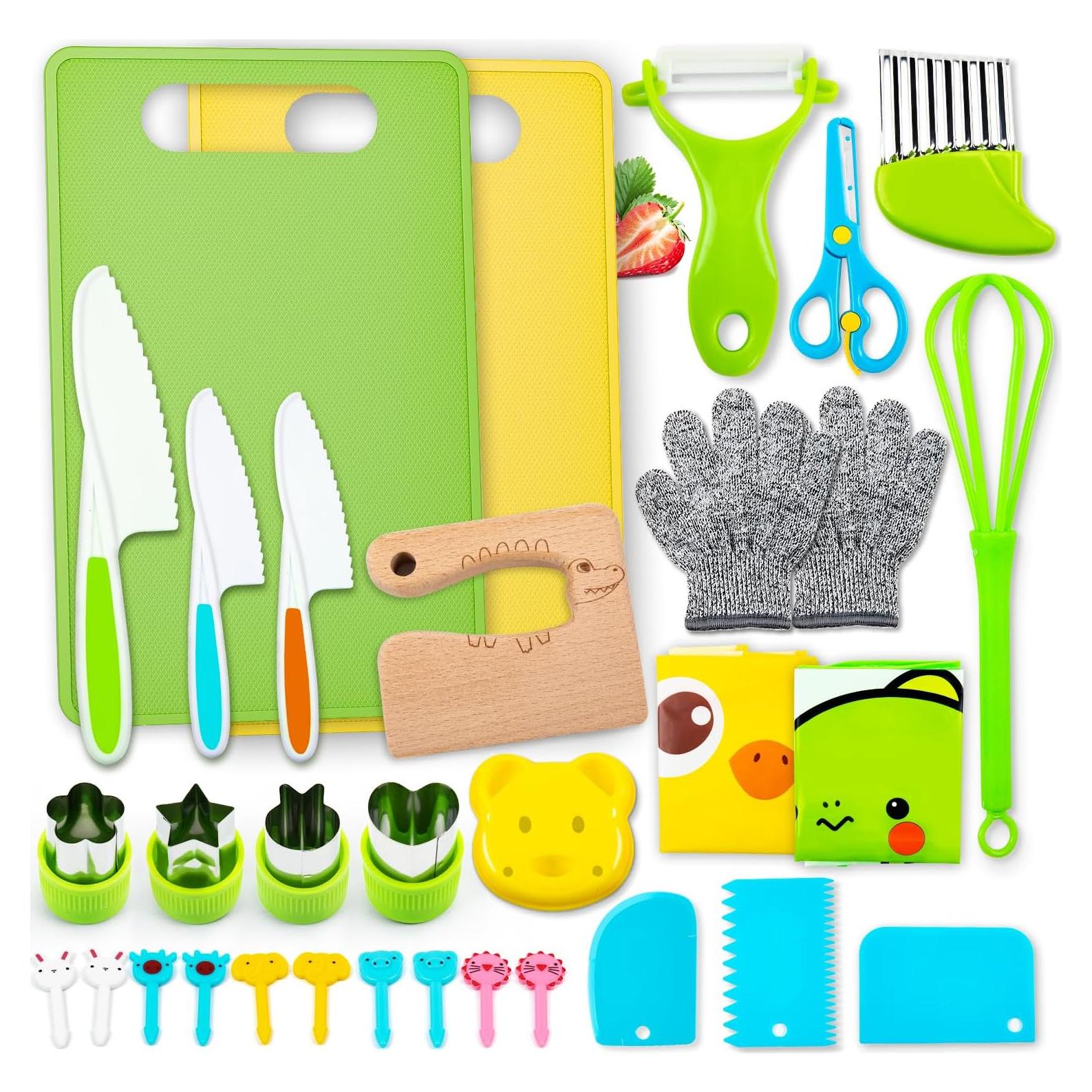 Juego de Herramientas de Cocina Montessori Labeol 32 Piezas